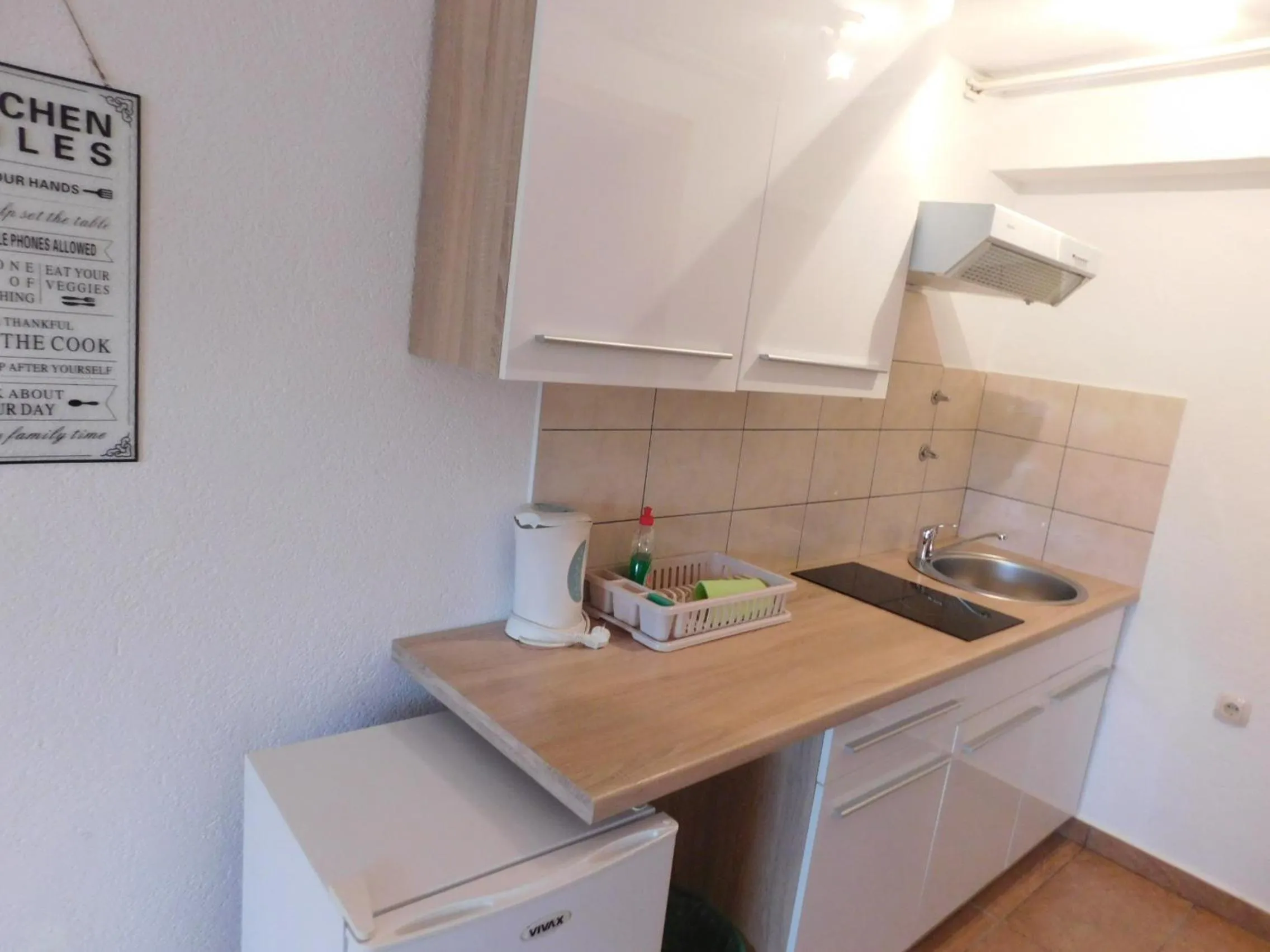 Kitchen or kitchenette in Guesthouse Sara