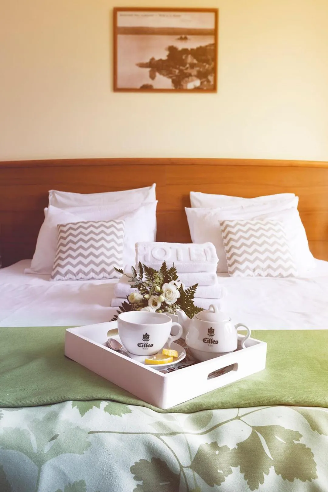 Bed in Hotel Barlinek