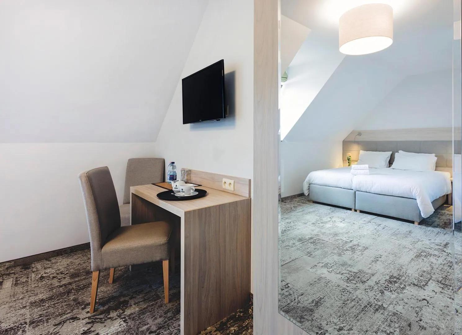 Bed in Hotel Barlinek