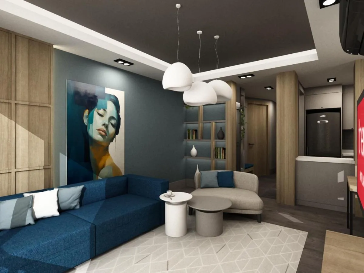 Living room in The Room Hotel & Apartments