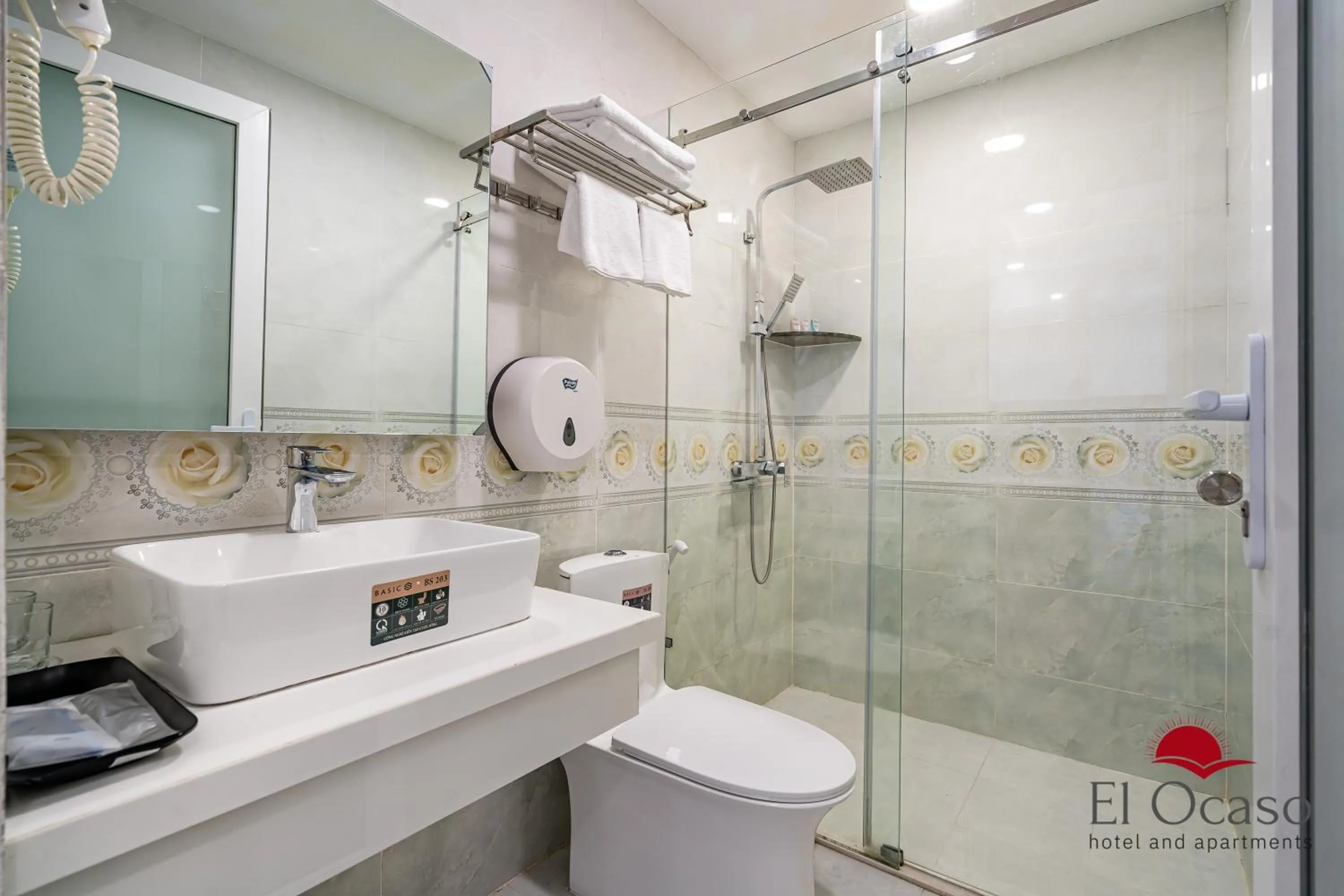 Bathroom in El Ocaso Hotel and Apartments