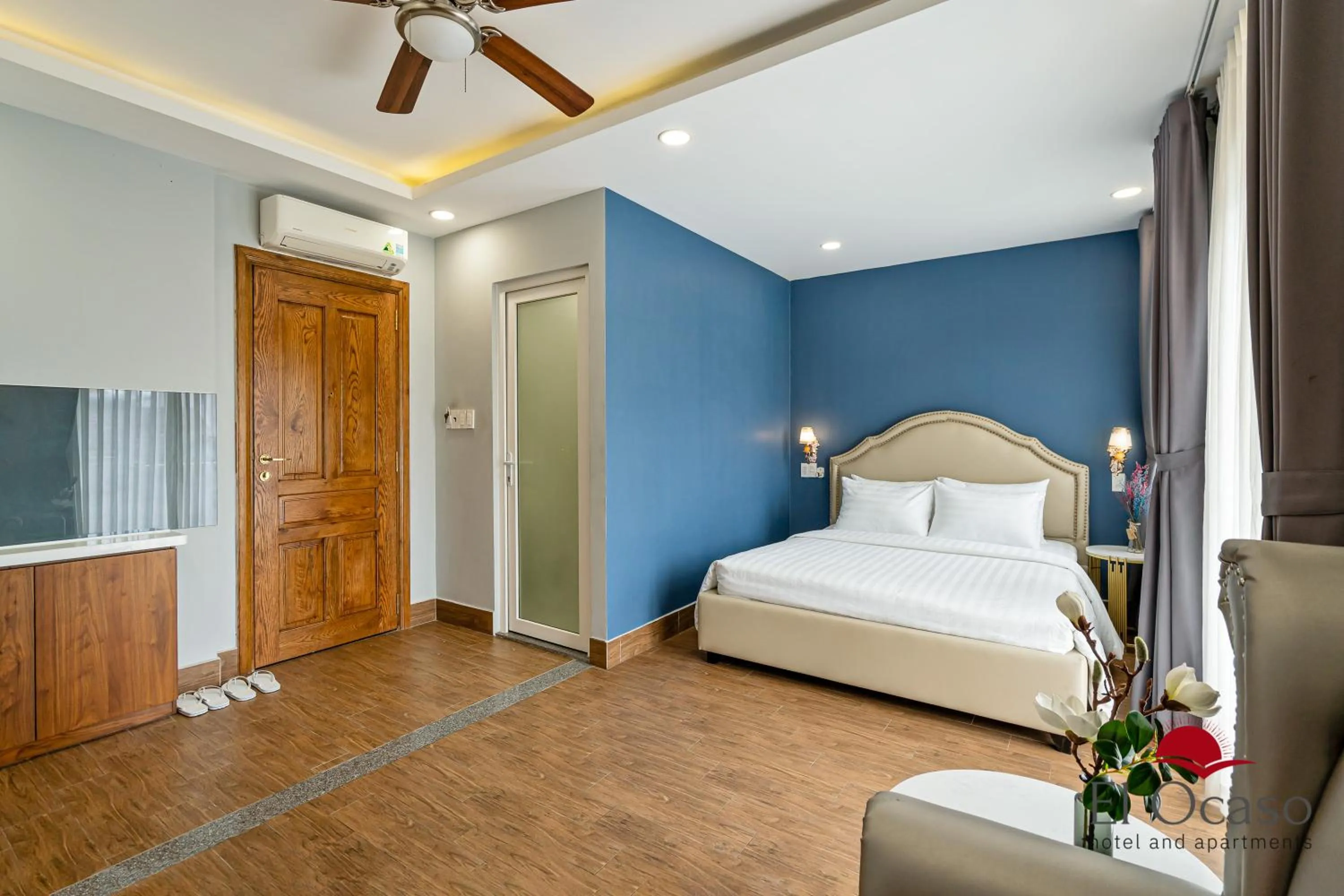 Bed in El Ocaso Hotel and Apartments