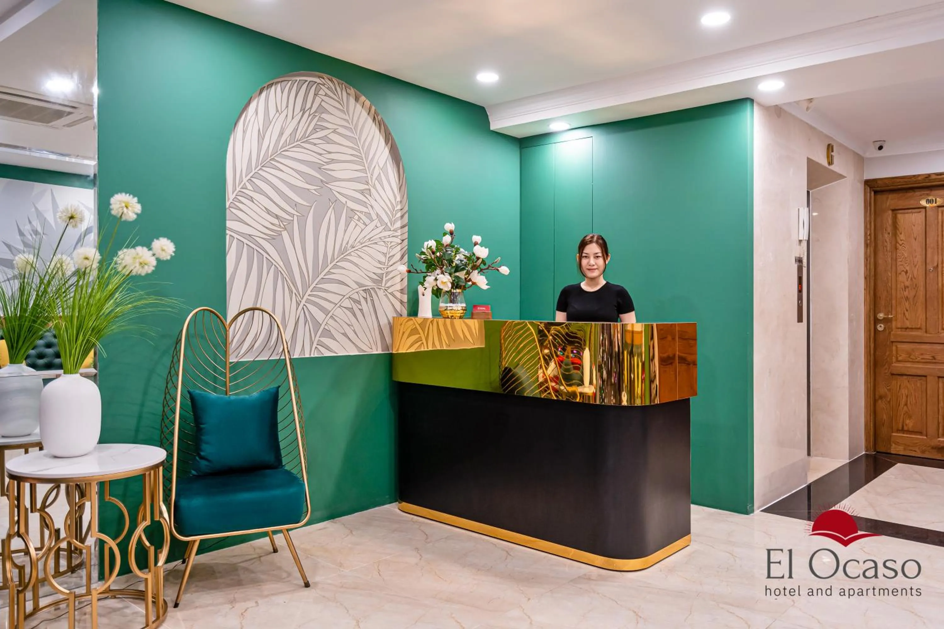 Lobby or reception in El Ocaso Hotel and Apartments