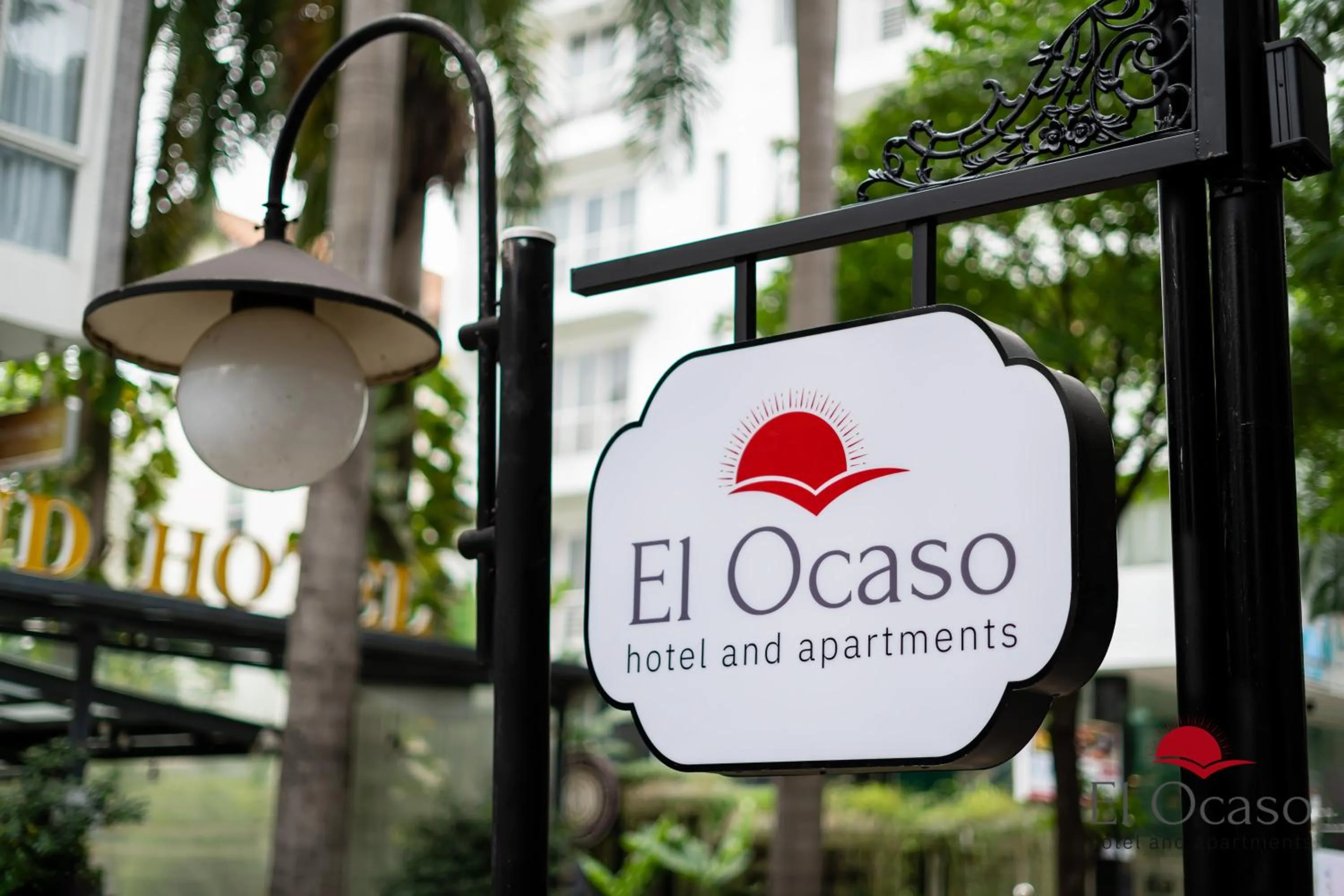 Property building in El Ocaso Hotel and Apartments