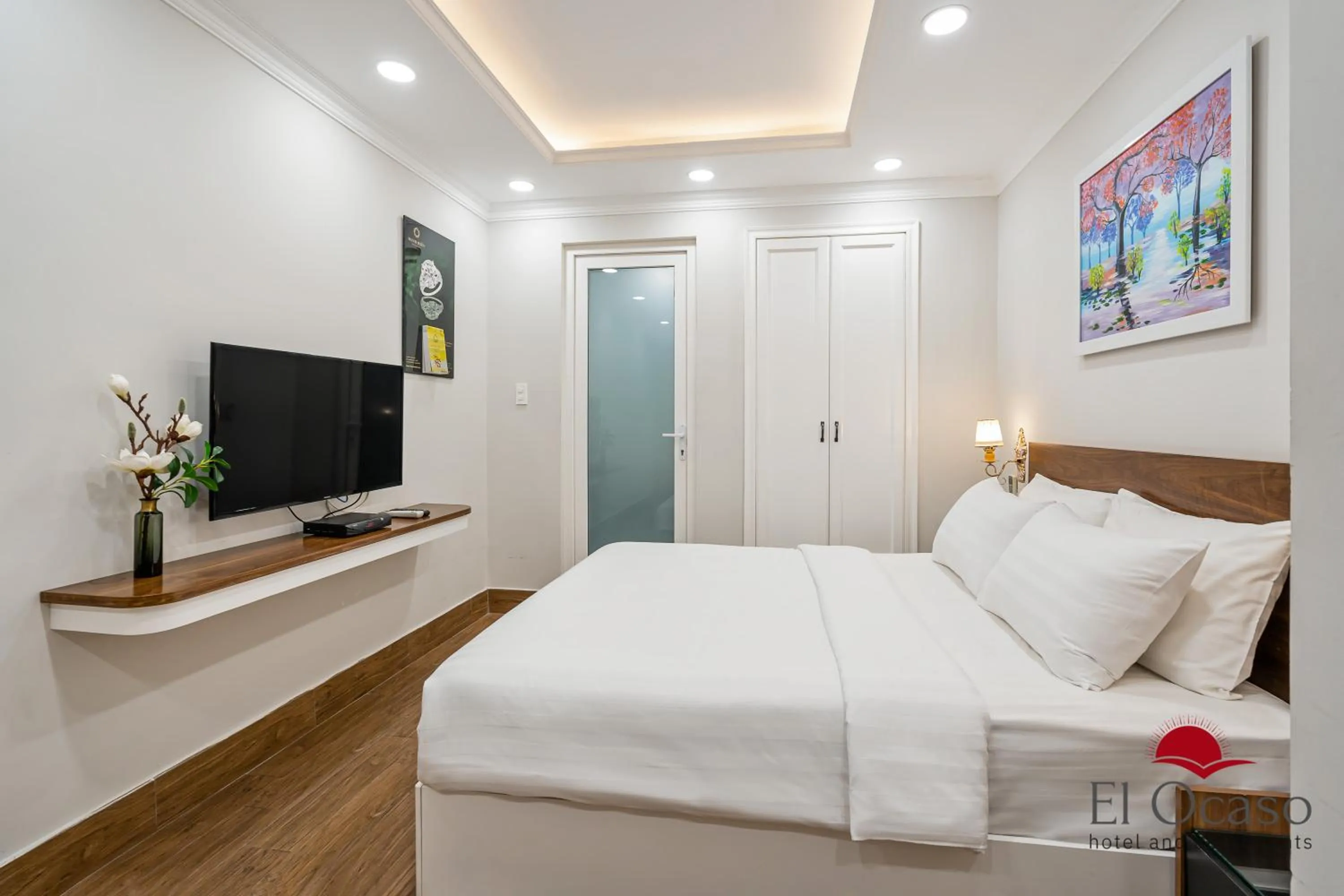 Bed in El Ocaso Hotel and Apartments