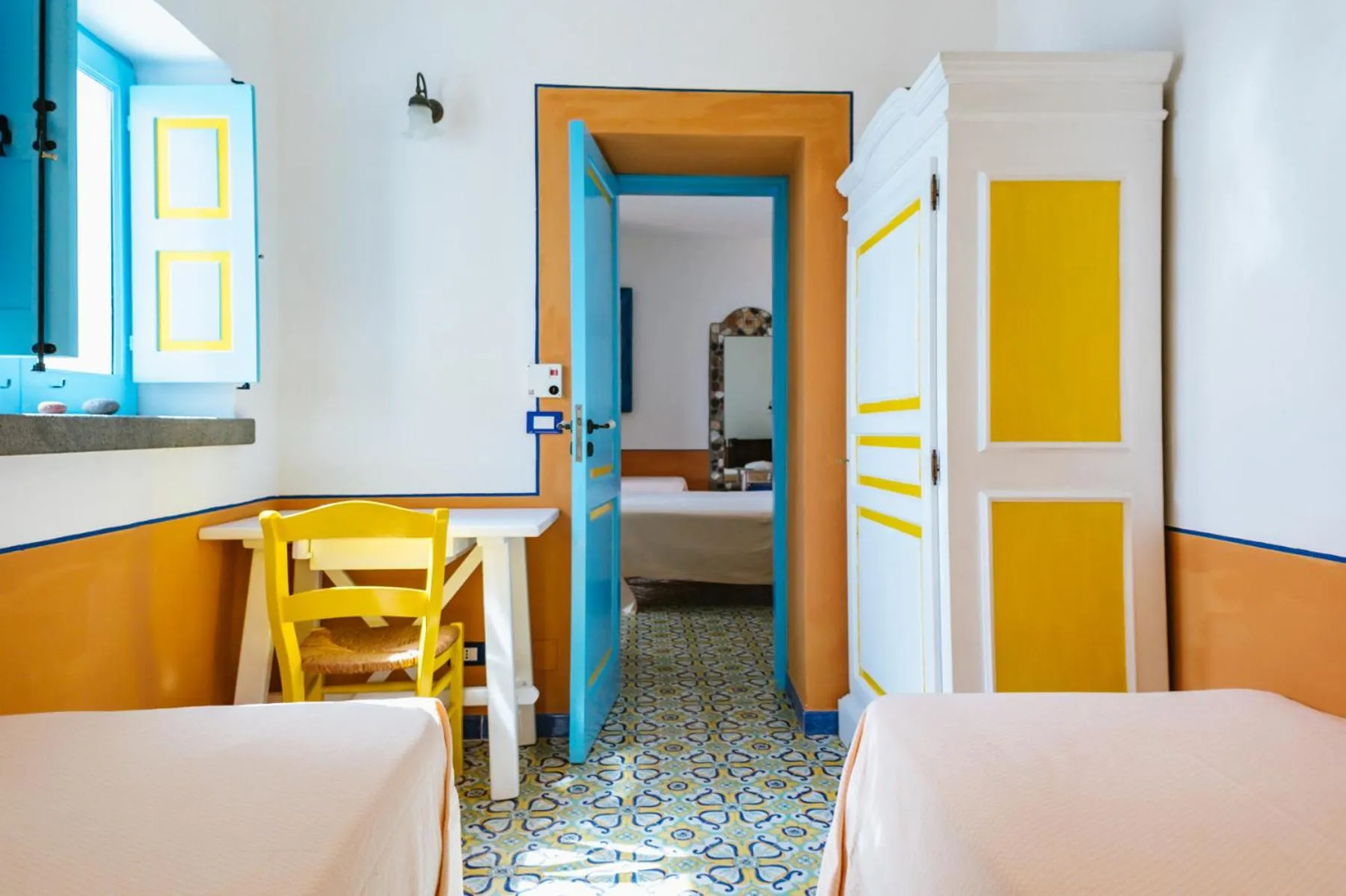 Bed in Hotel Mamma Santina