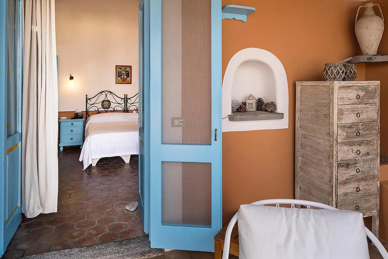 Bed in Hotel Mamma Santina