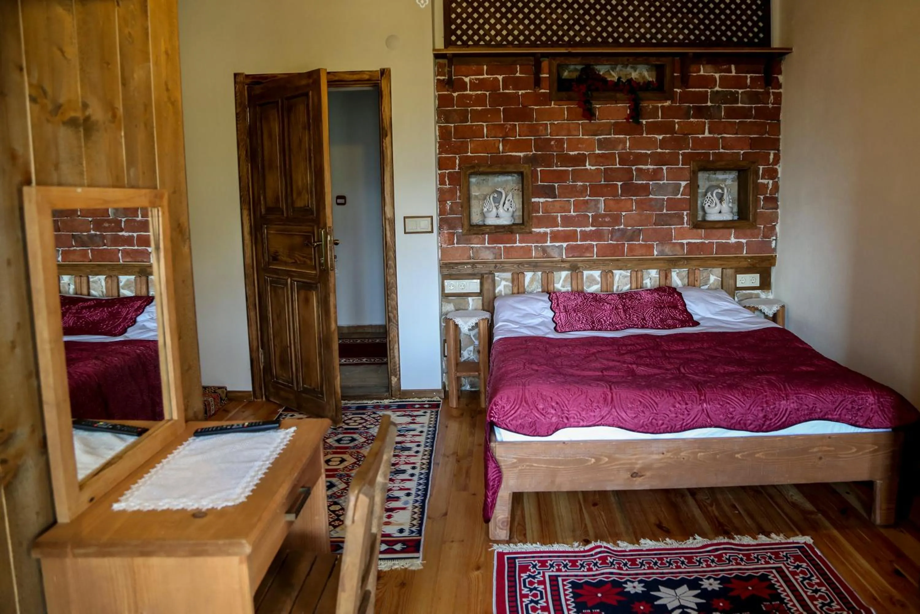 Bed in Kaf Dagi Konak Hotel