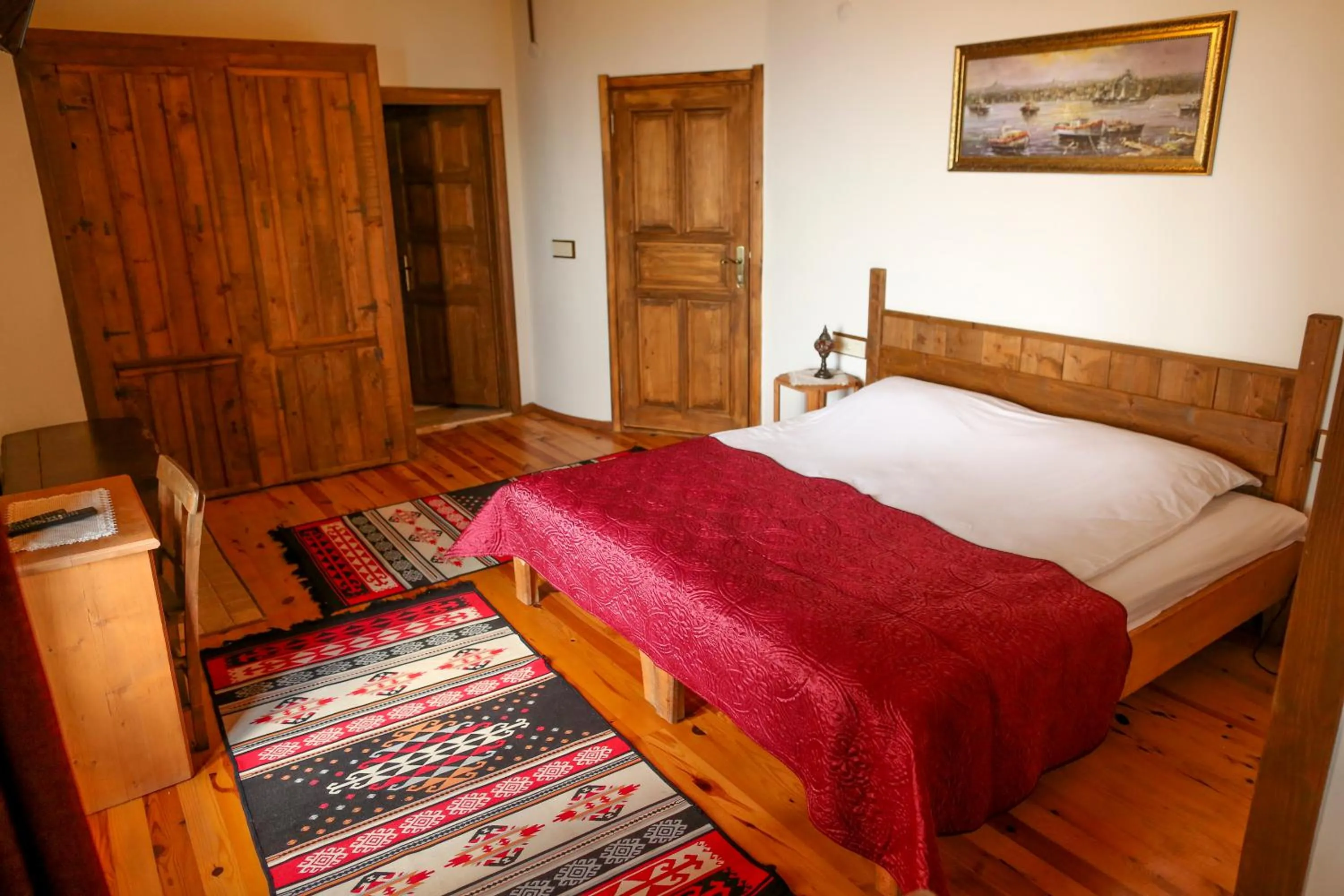 Bed in Kaf Dagi Konak Hotel