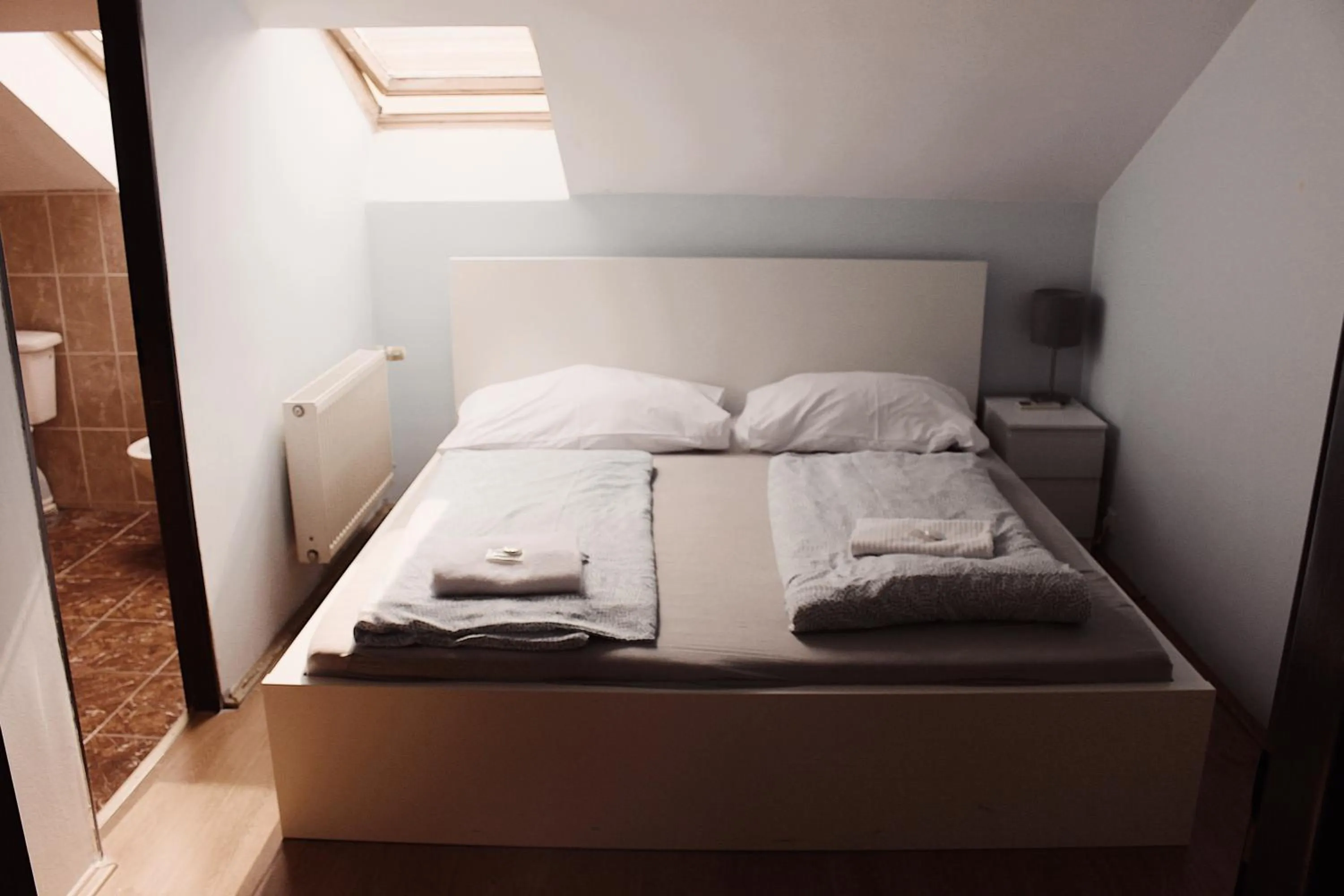 Bed in Hotel Amphone