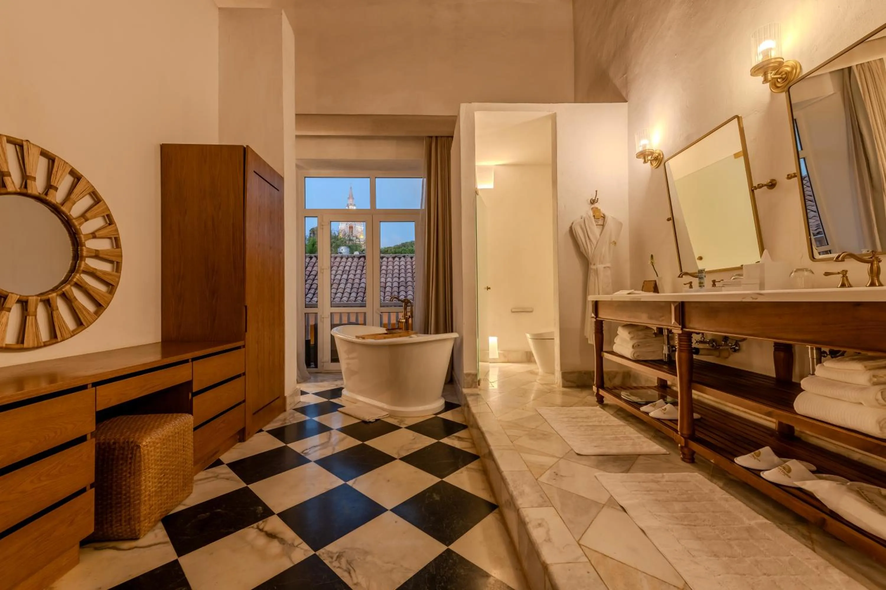 Bathroom in Casa Pestagua Relais Châteaux