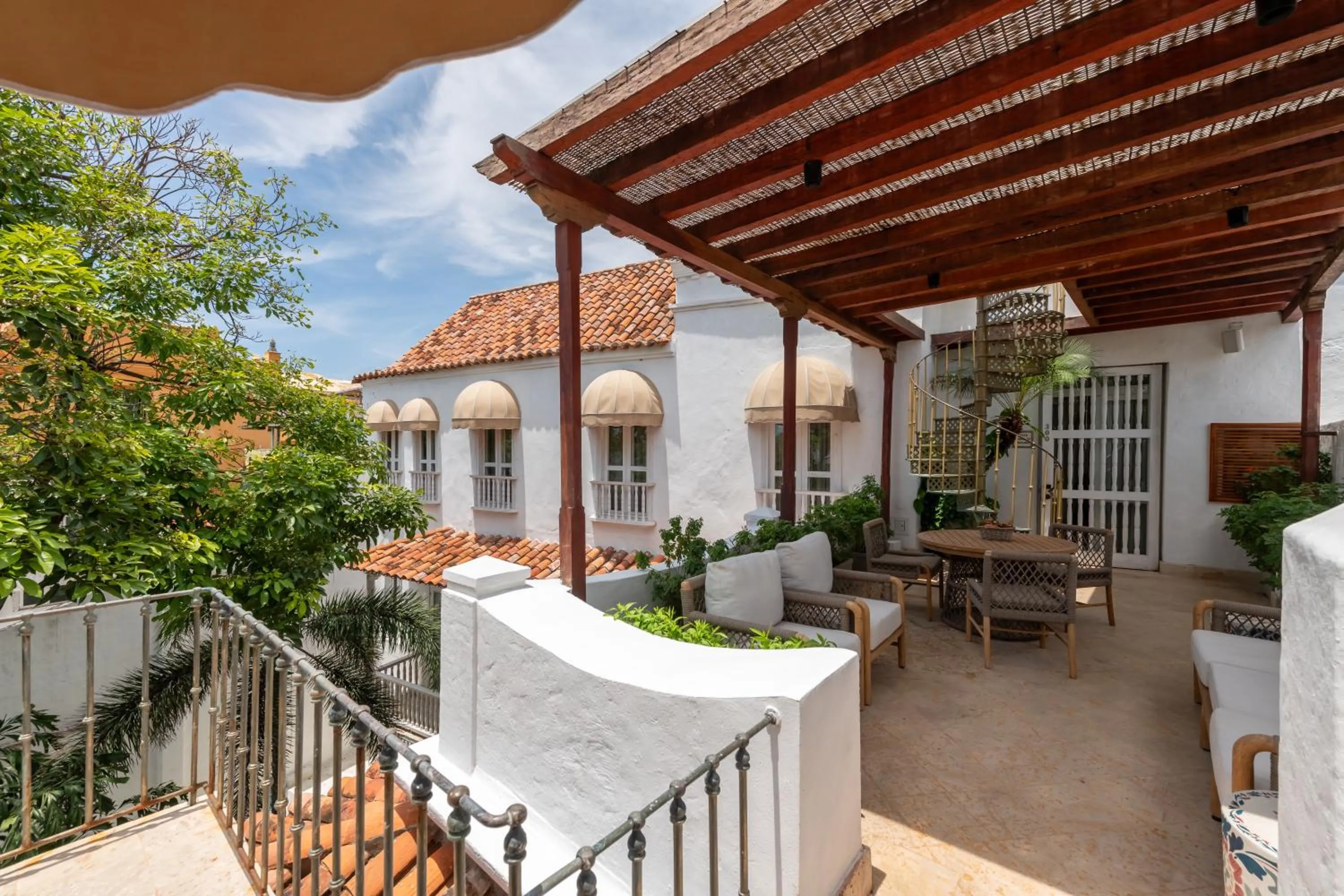 Balcony/Terrace in Casa Pestagua Relais Châteaux