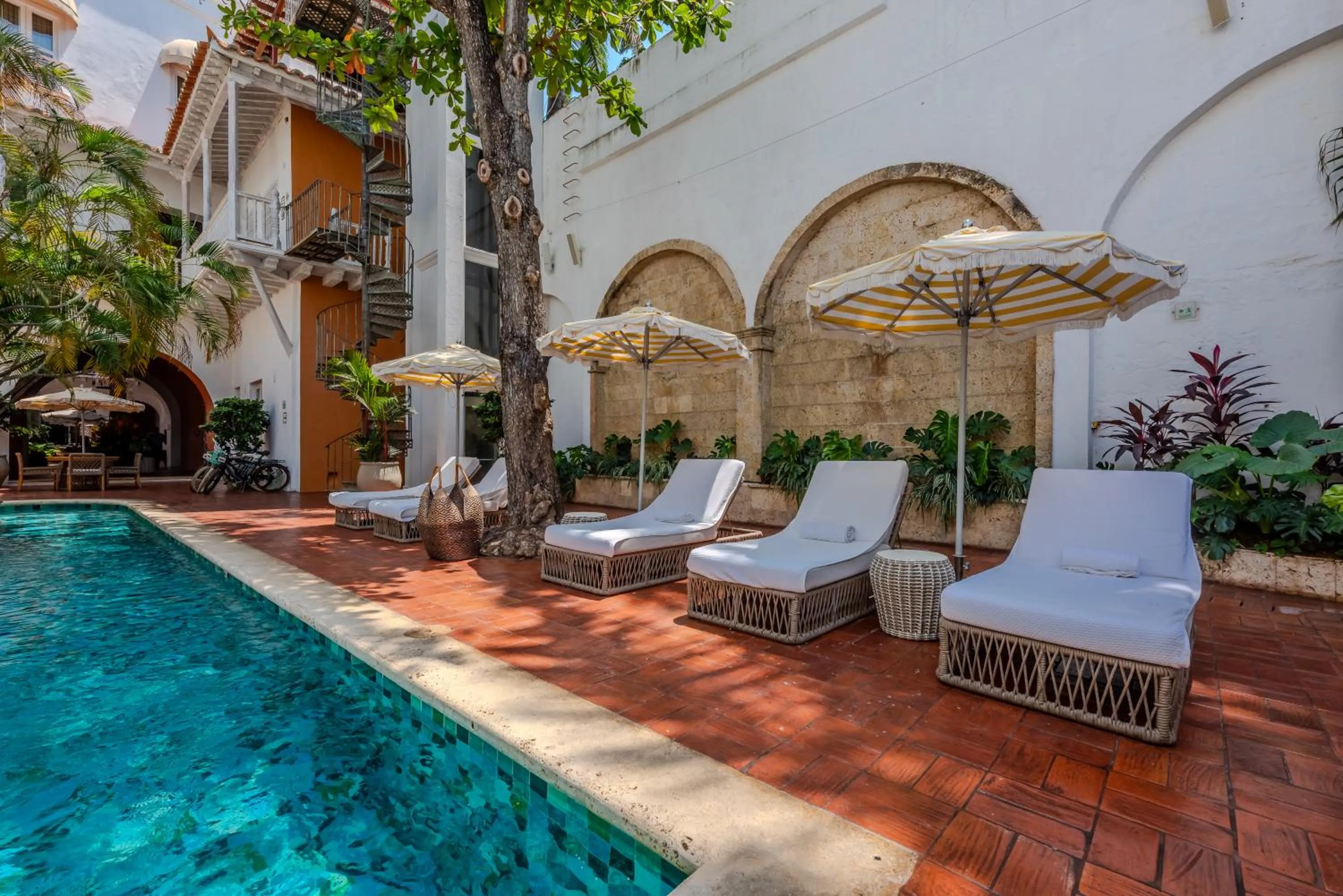 Pool view in Casa Pestagua Relais Châteaux