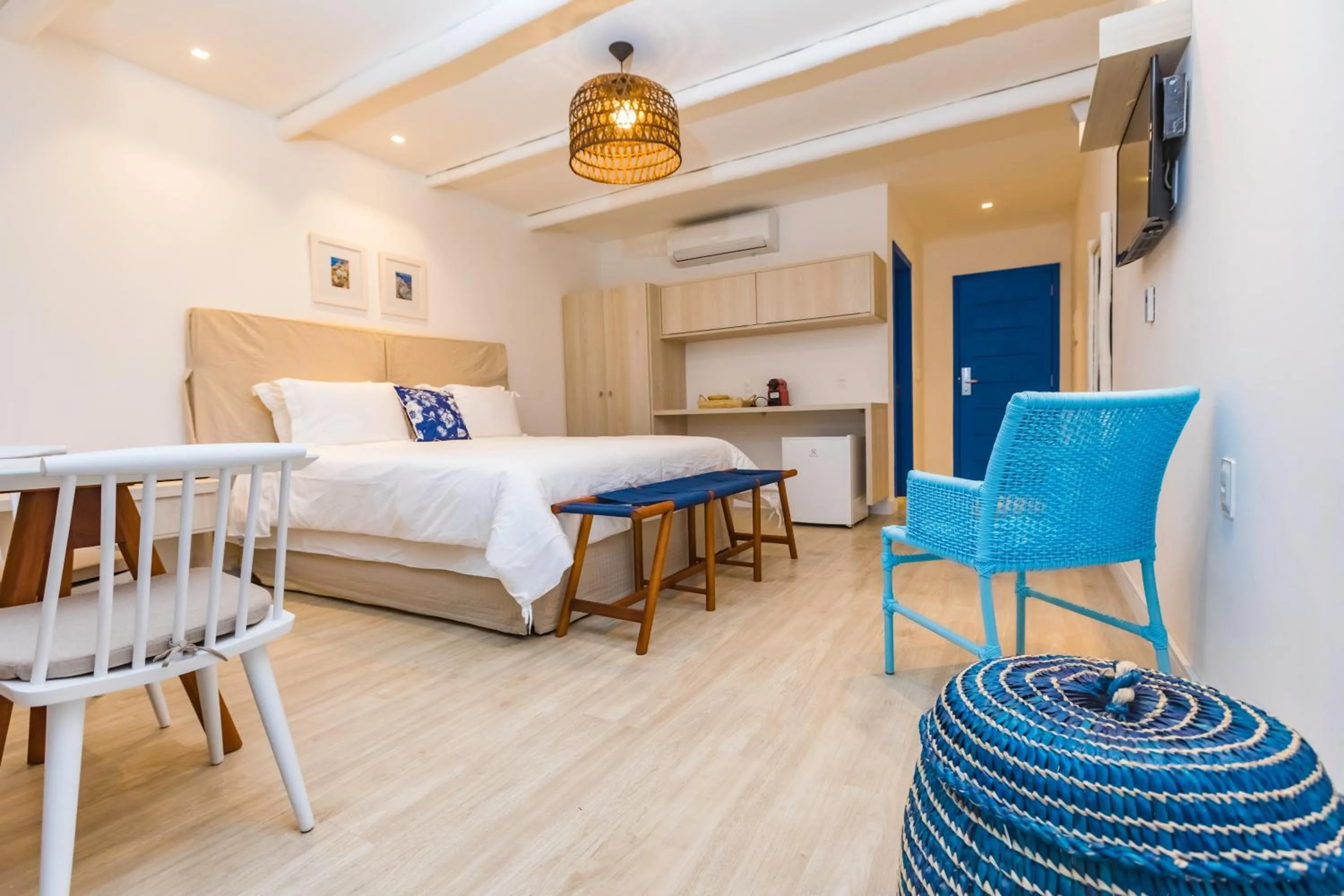 Bed in La Plage Hotel Boutique