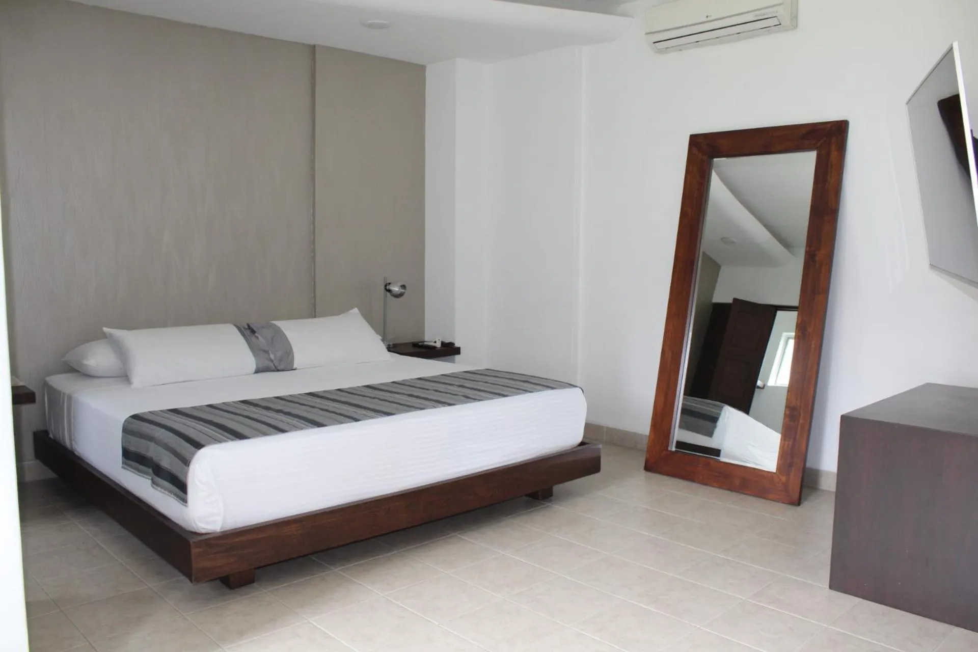 Bed in Hotel Mediterraneo