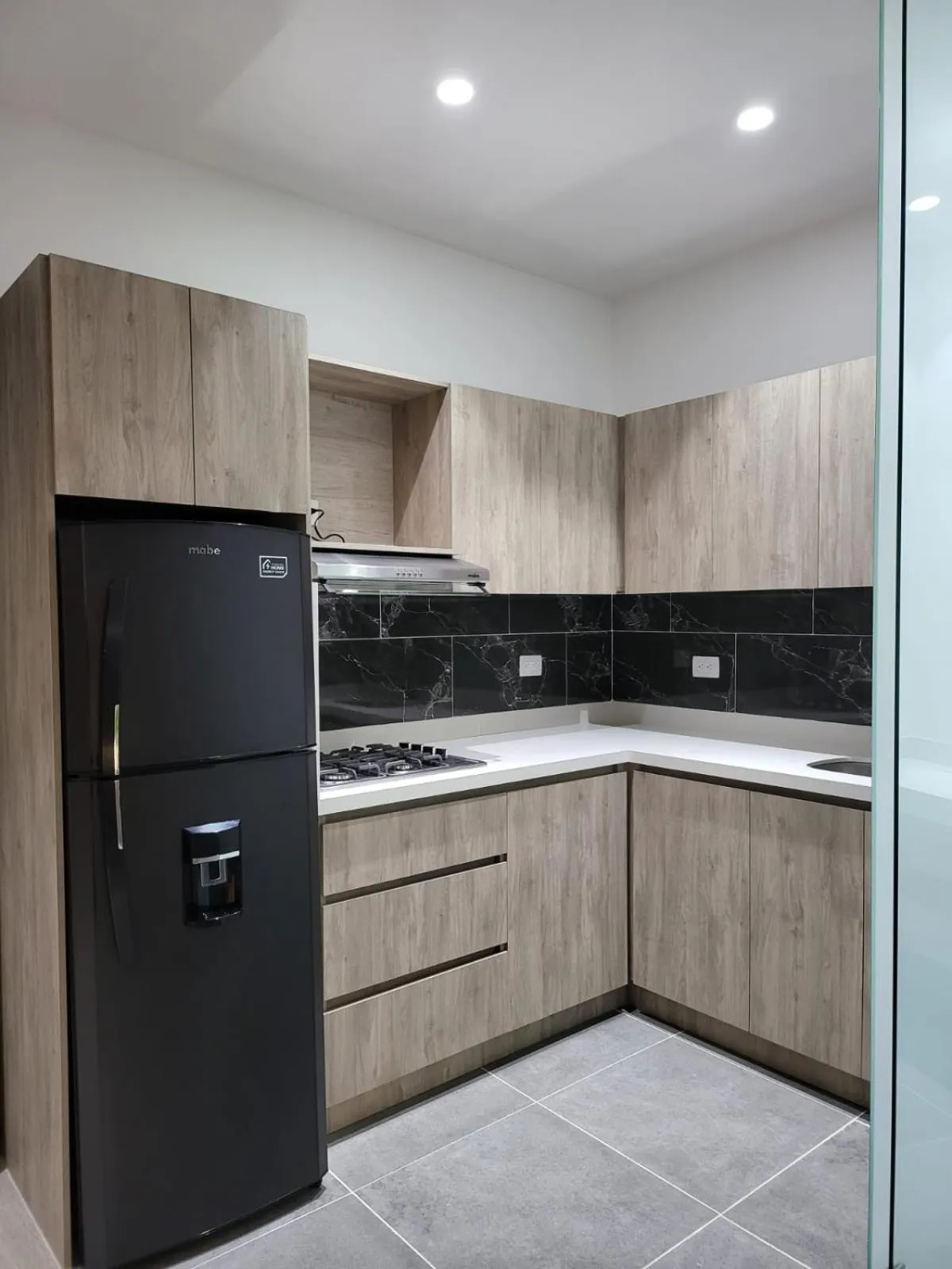 Kitchen or kitchenette in Hotel Mediterraneo