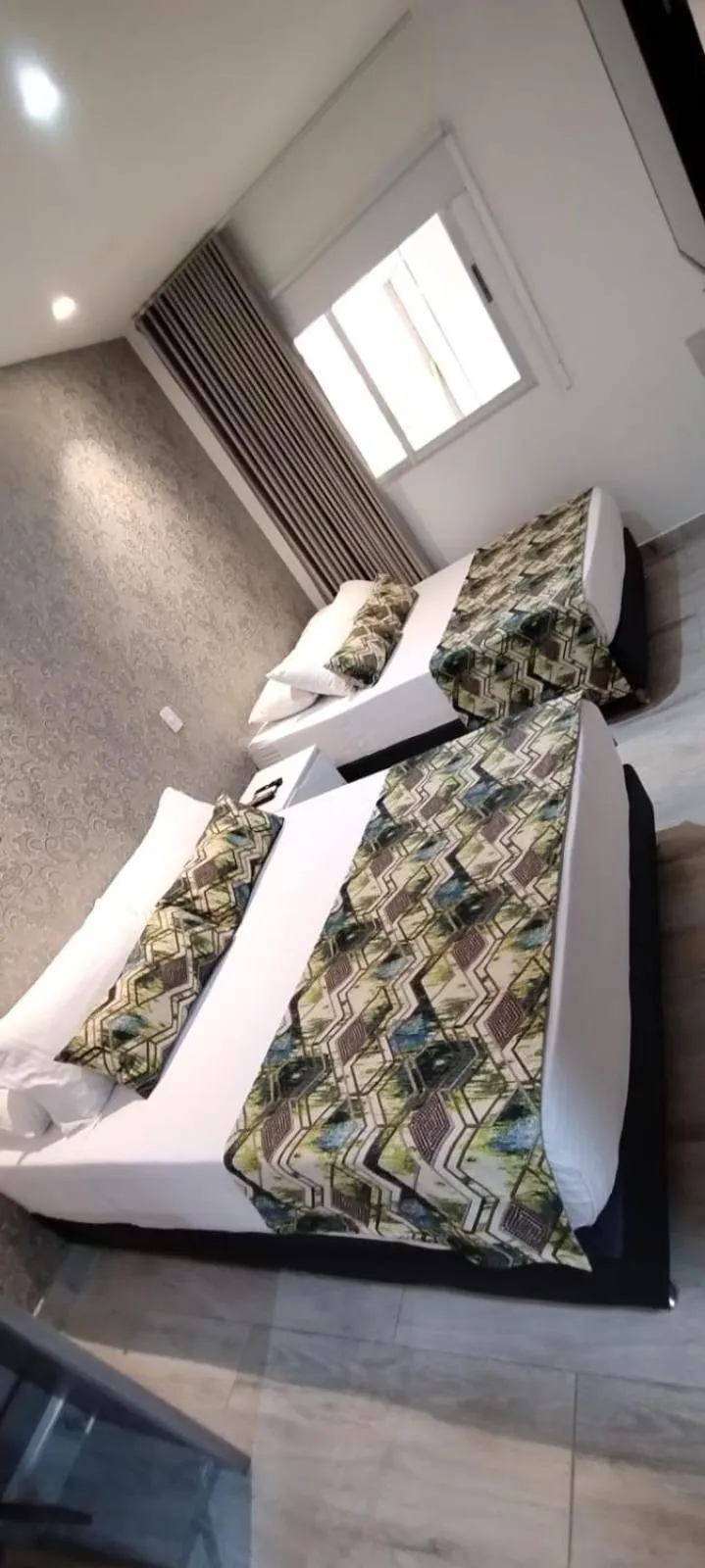 Bed in Hotel Mediterraneo