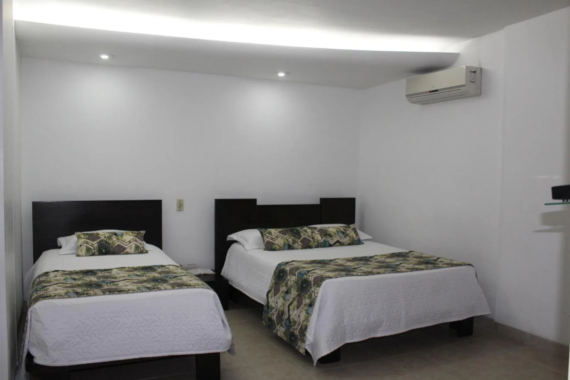 Bed in Hotel Mediterraneo