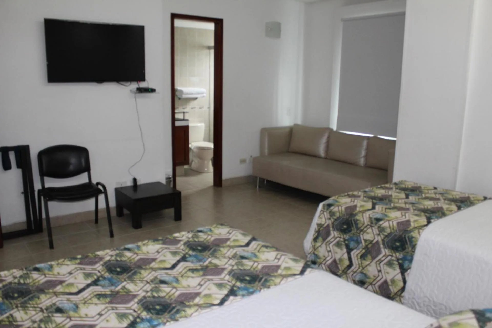 Bed in Hotel Mediterraneo