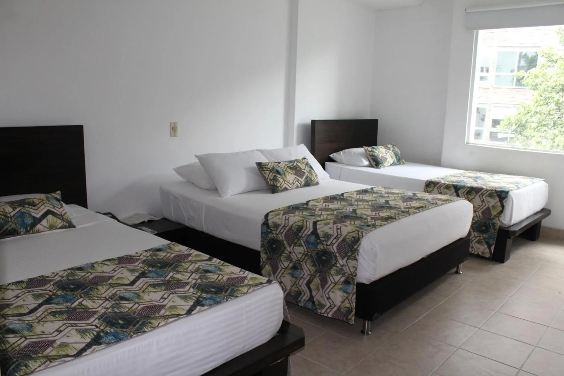 Bed in Hotel Mediterraneo