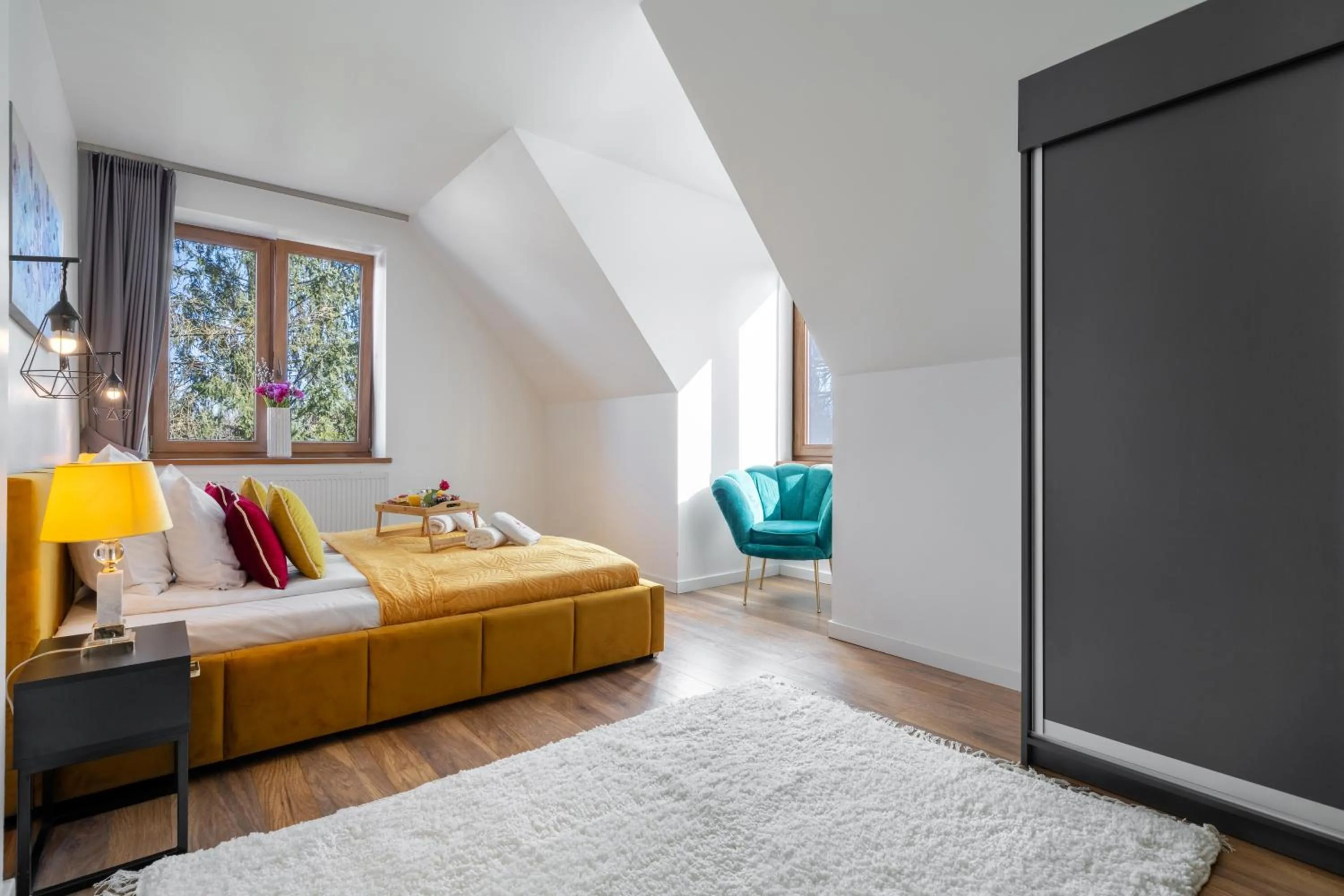 Bed in WILLA JAROSTA & SPA, AC -free parking