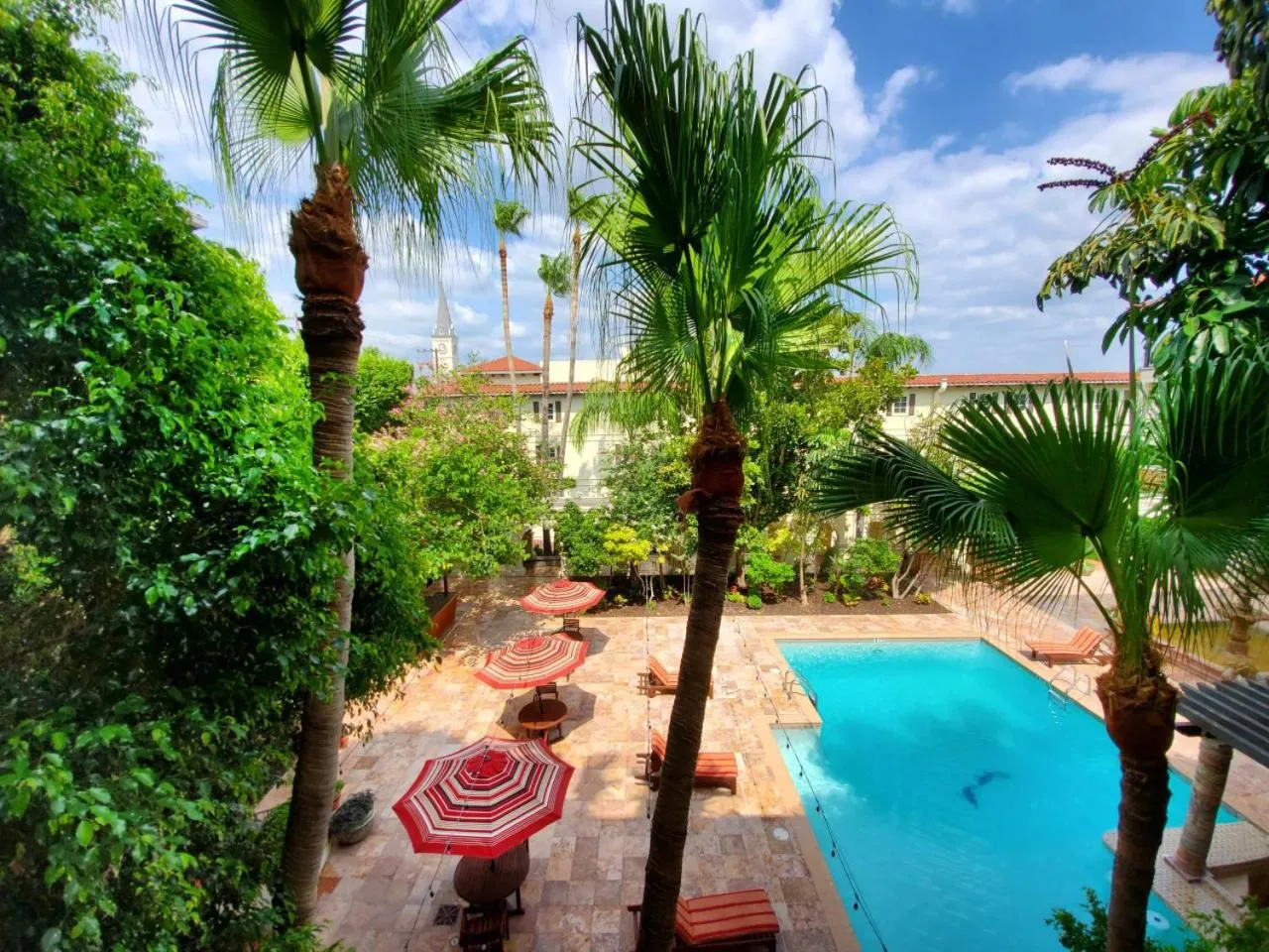 Patio in La Posada Hotel