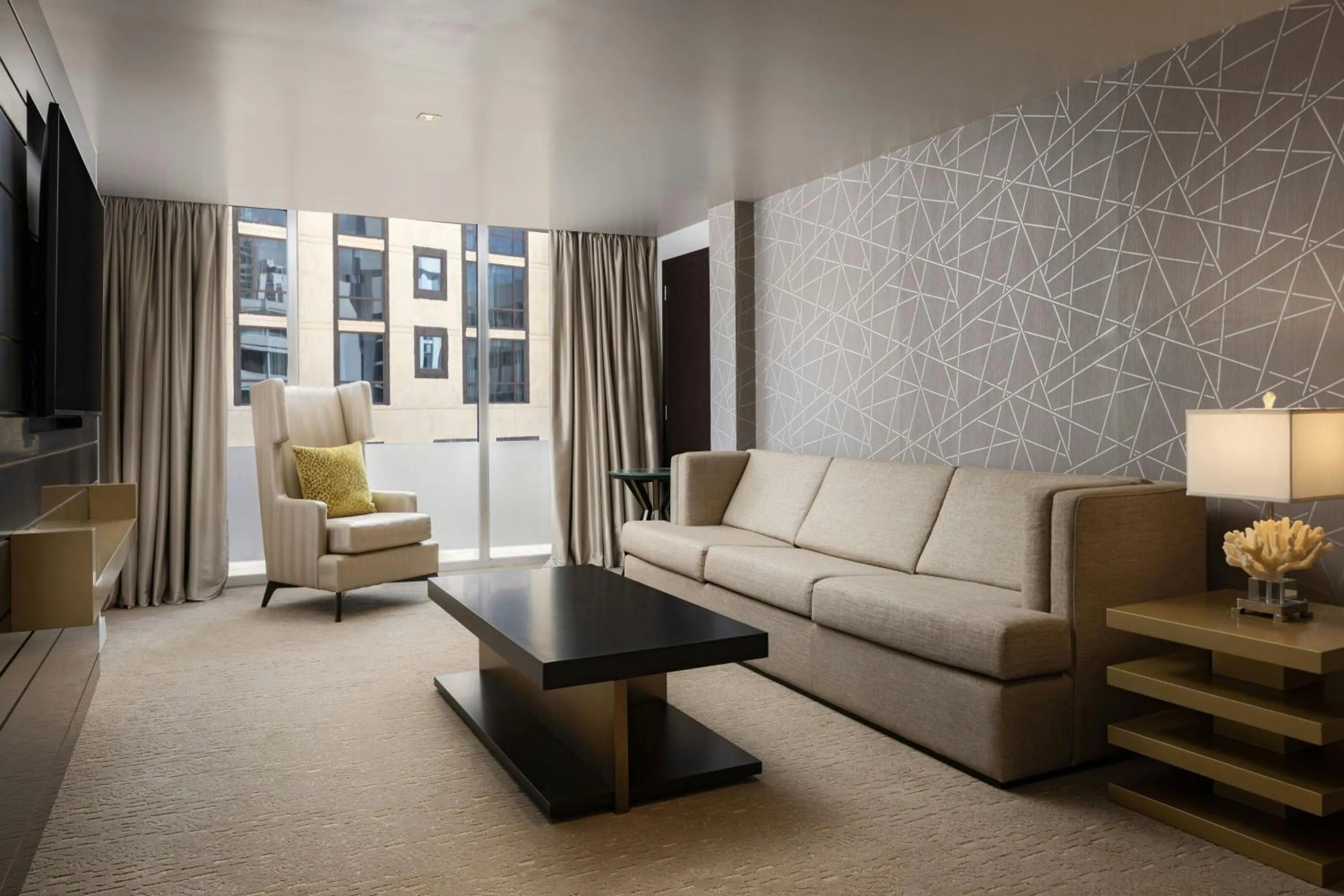 Living room in Renaissance Panama City Hotel