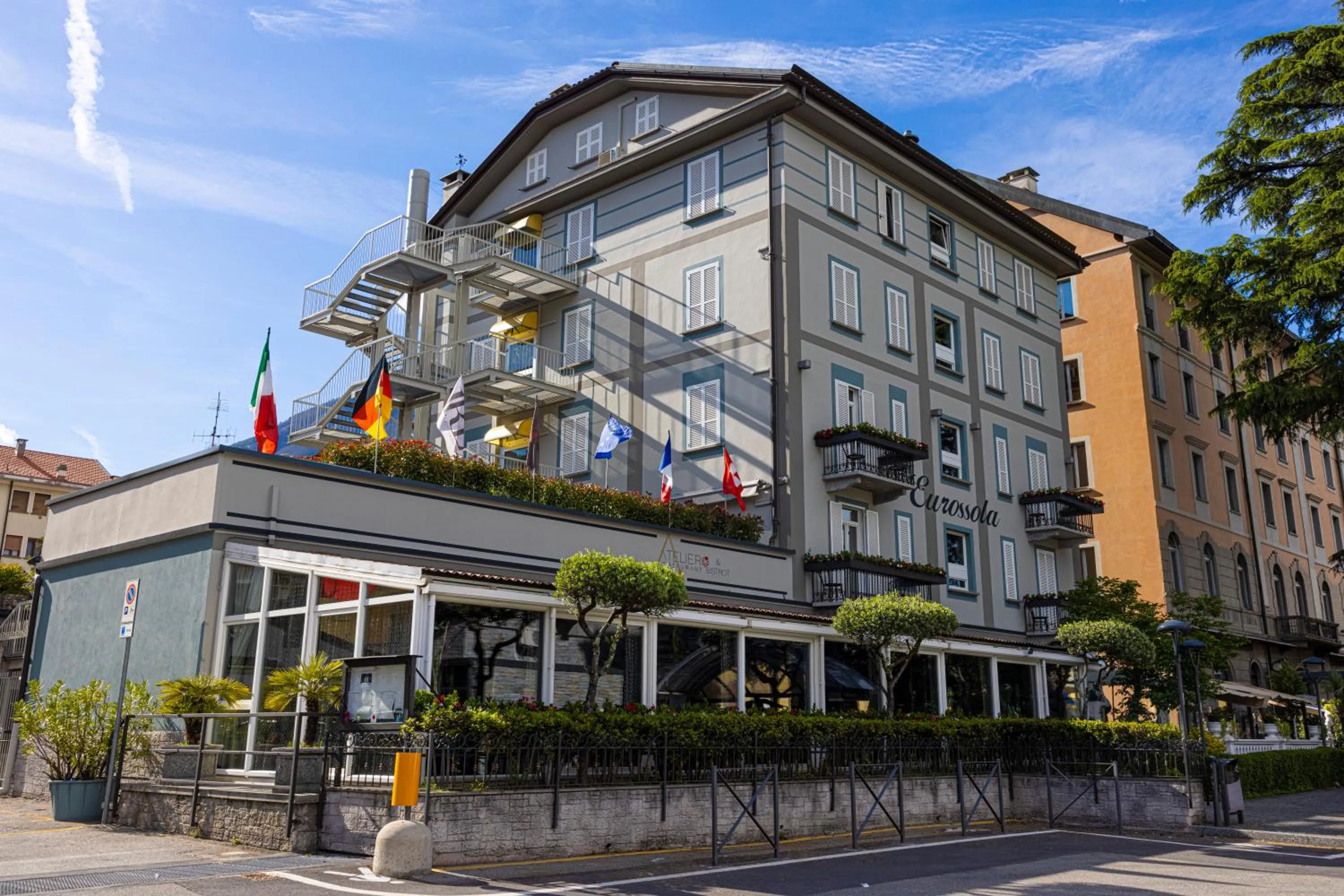 Property building in Hotel Ristorante Eurossola