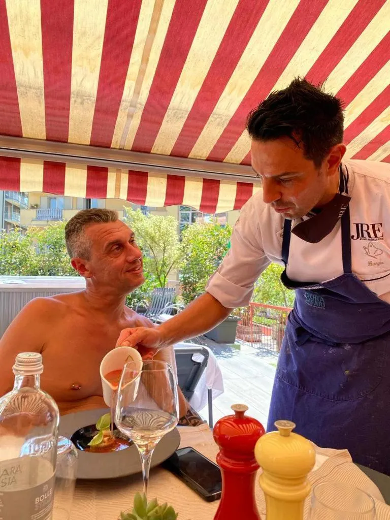 Balcony/Terrace in Hotel Ristorante Eurossola