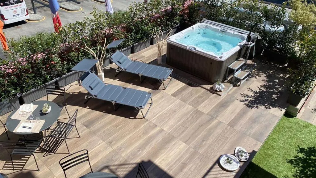 Balcony/Terrace in Hotel Ristorante Eurossola