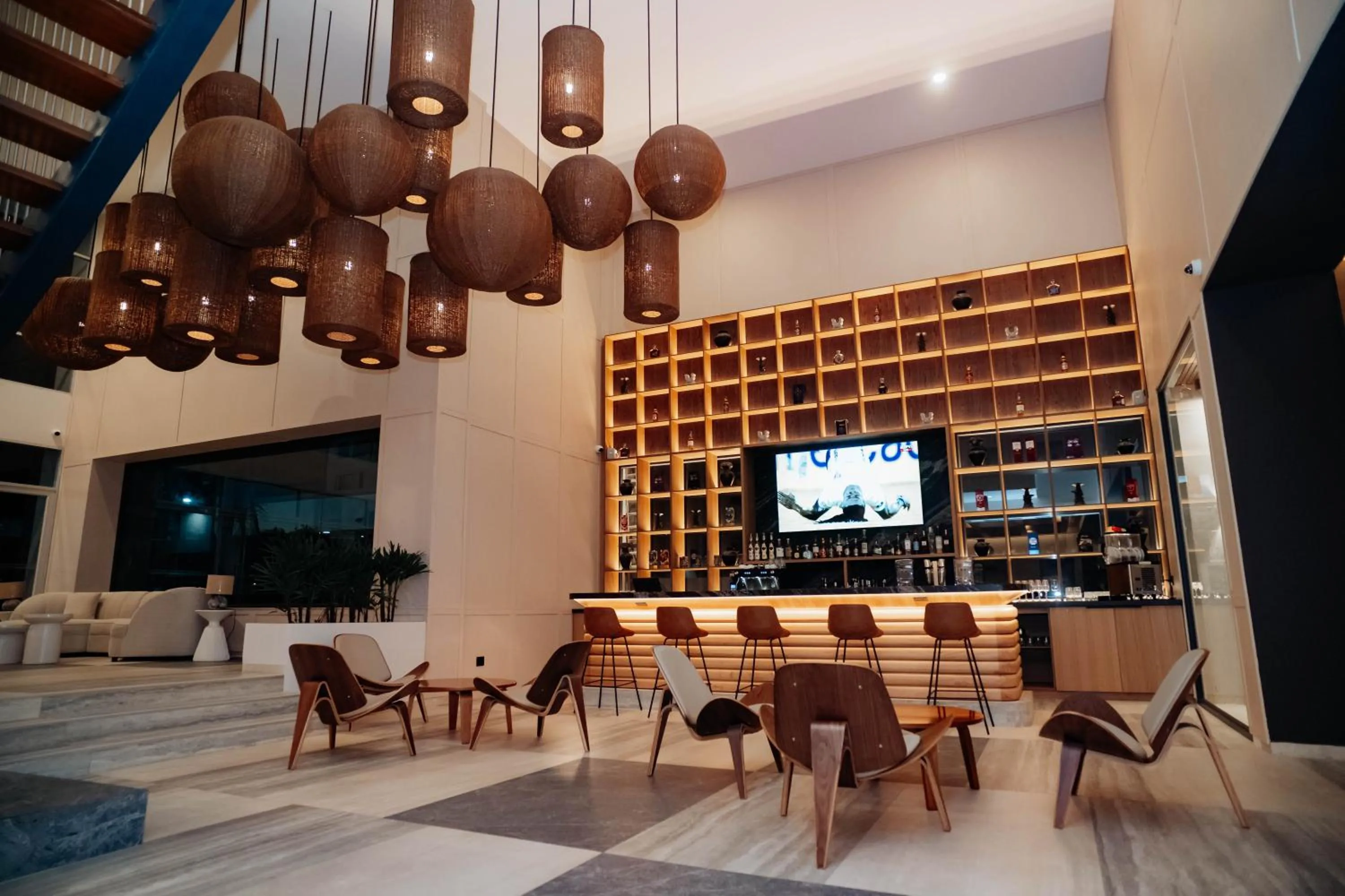 Lounge or bar in MantaHost Hotel