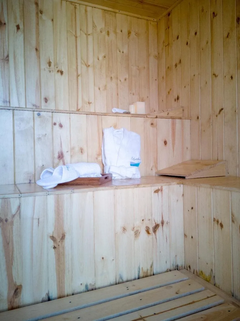 Sauna in MantaHost Hotel