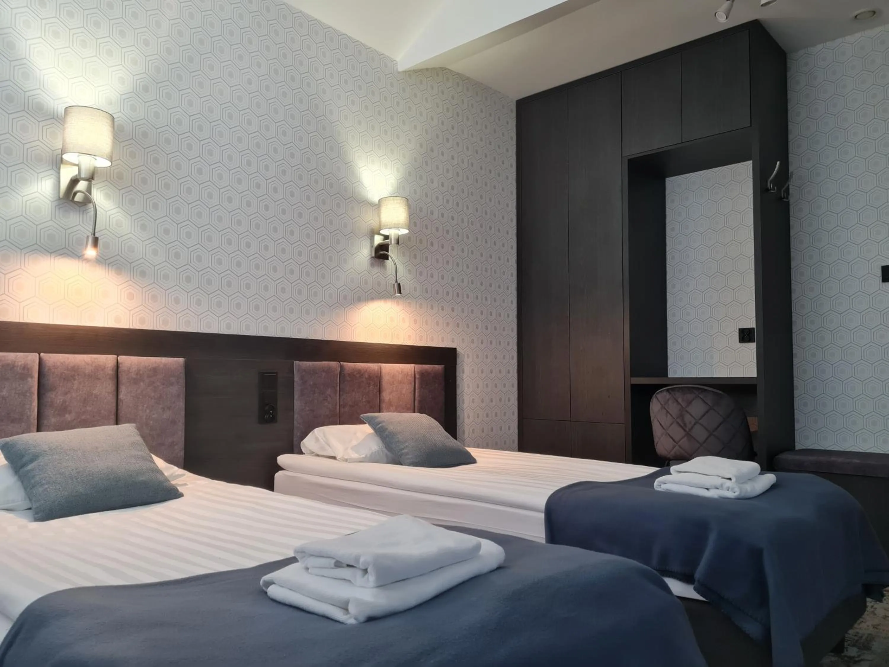 Bed in Pensjonat Retro