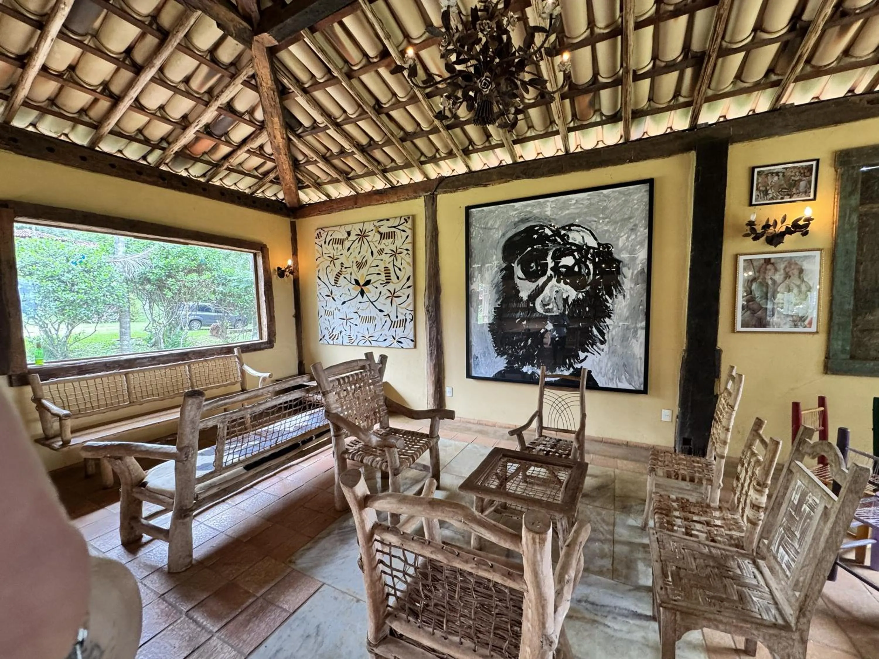 Living room in Capricho Asturiano