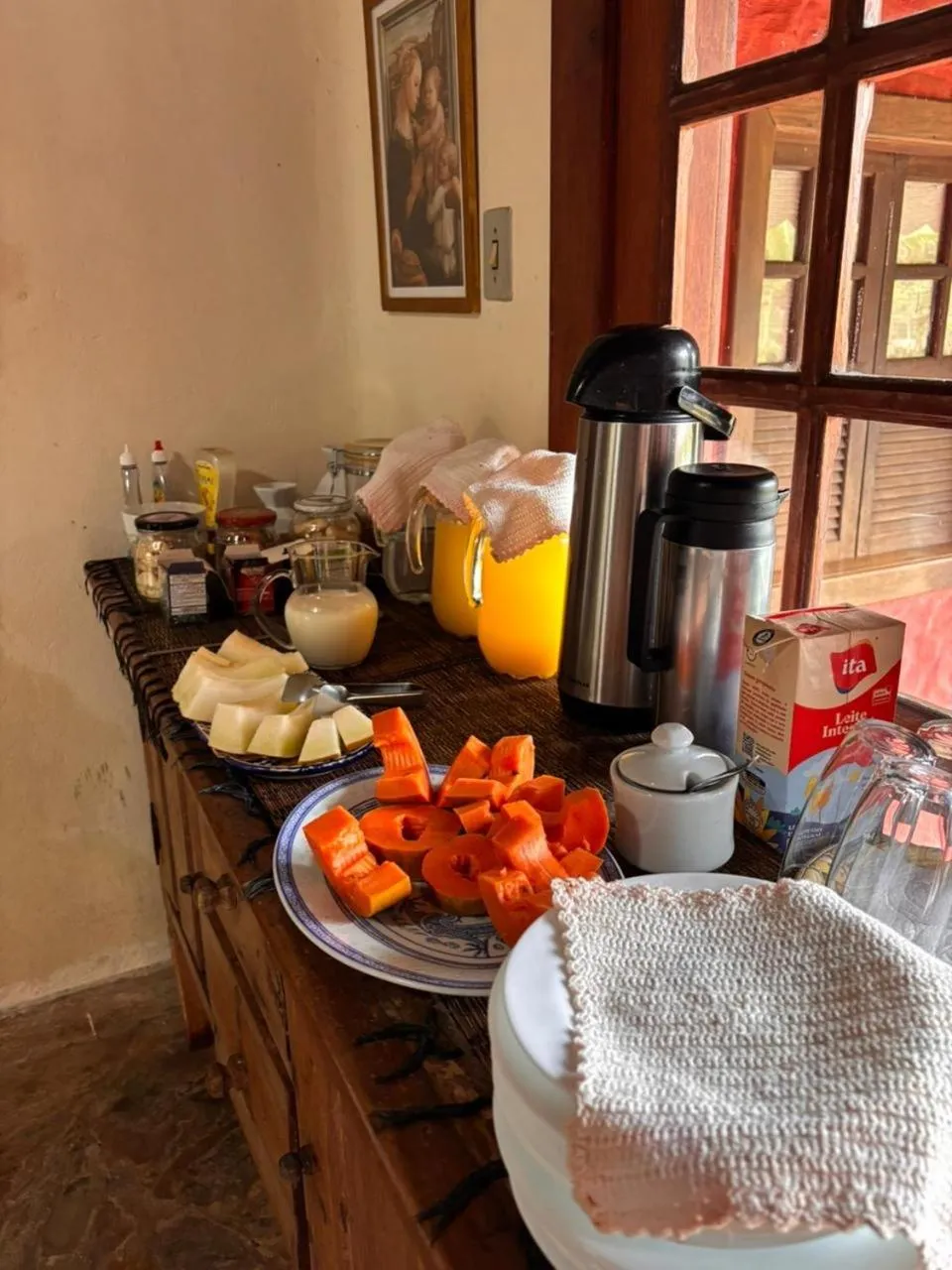 Buffet breakfast in Capricho Asturiano