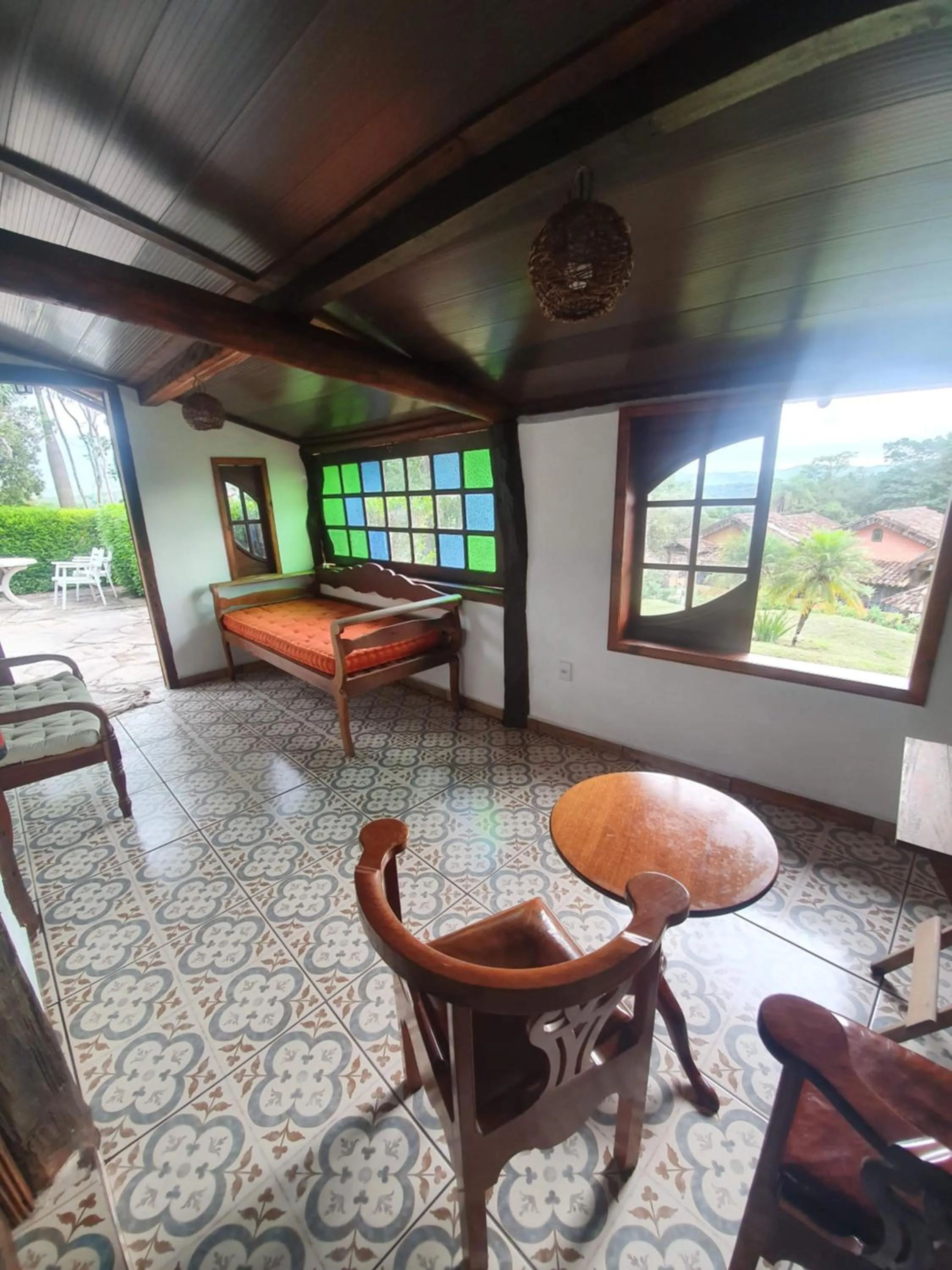 Seating area in Capricho Asturiano