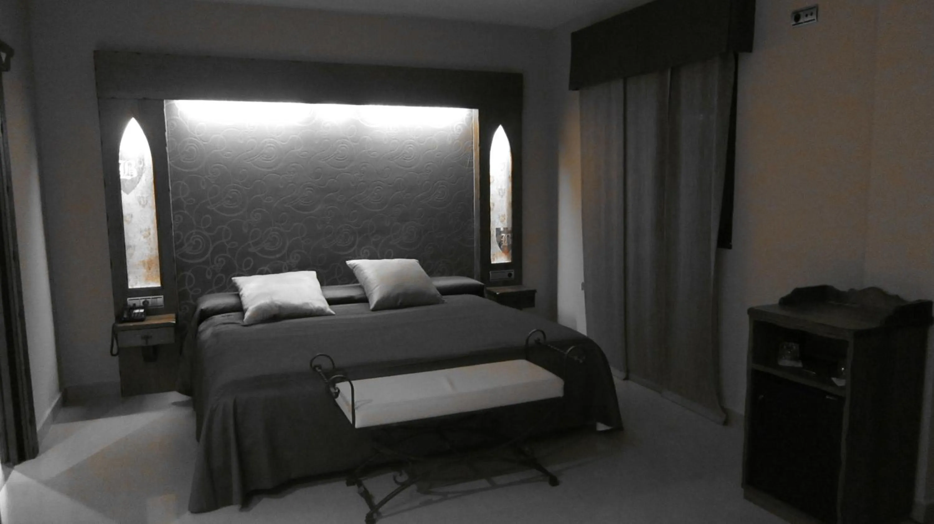 Bed in Hotel La Brasa