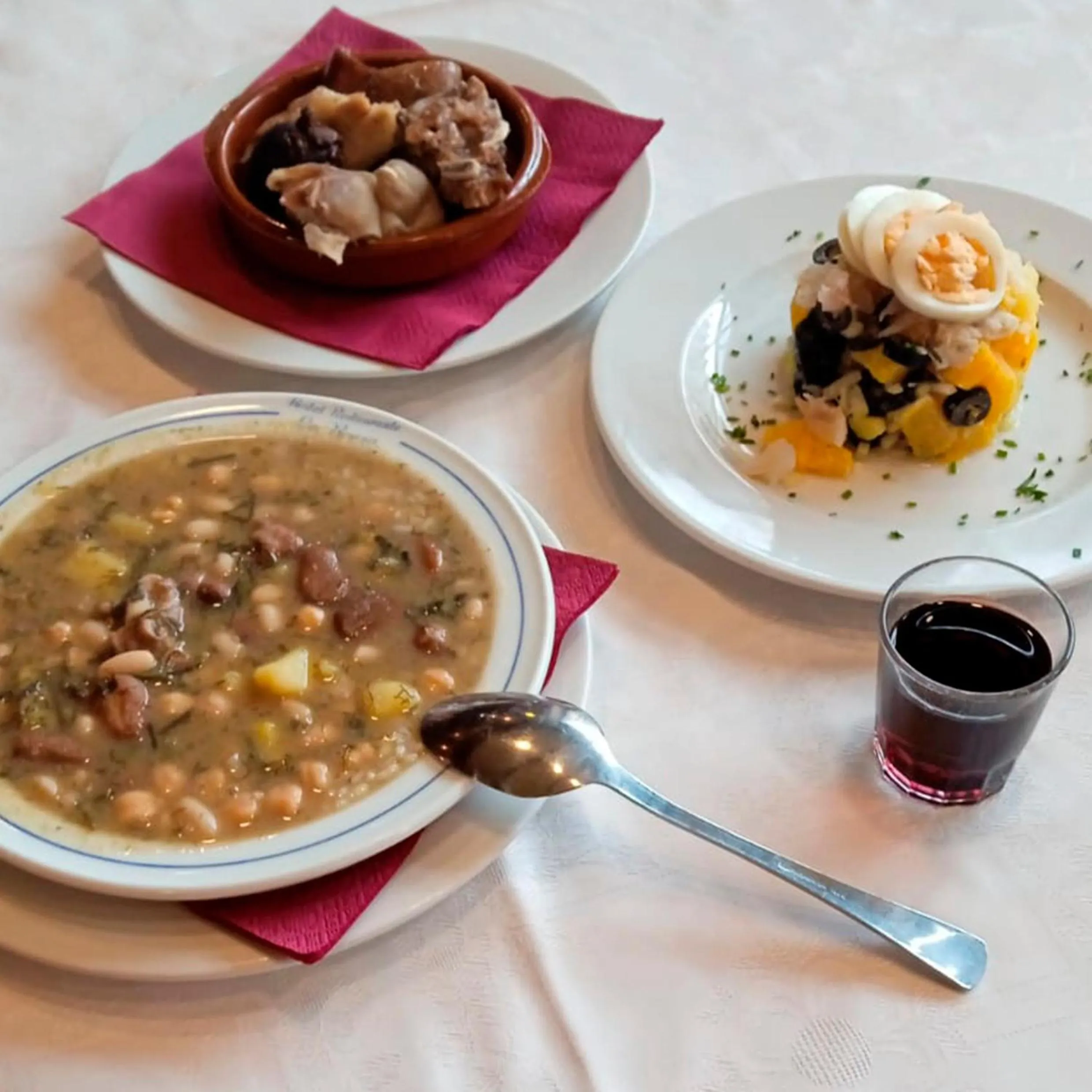 Food close-up in Hotel La Brasa