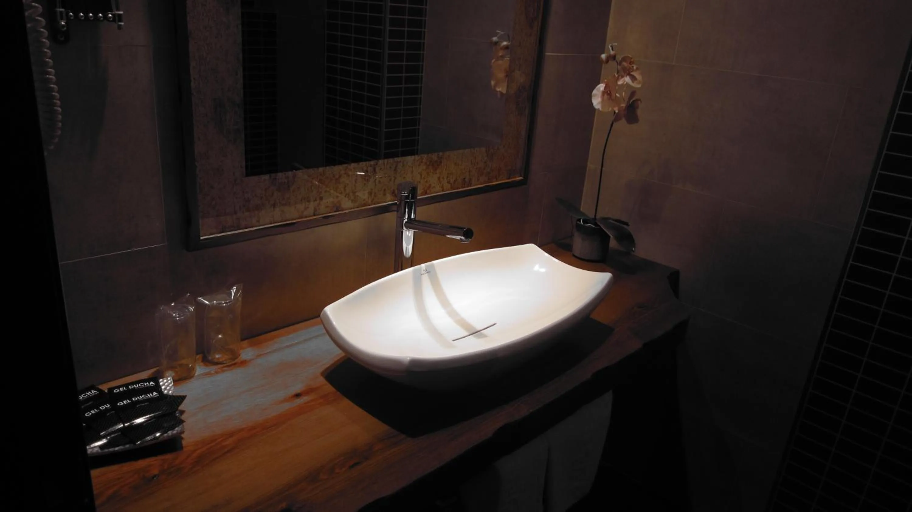 Decorative detail, Bathroom in Hotel La Brasa