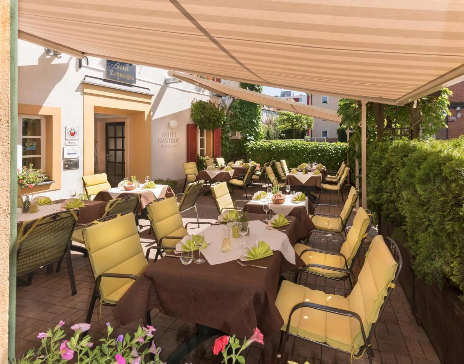 Balcony/Terrace in Hotel Restaurant Lohmühle