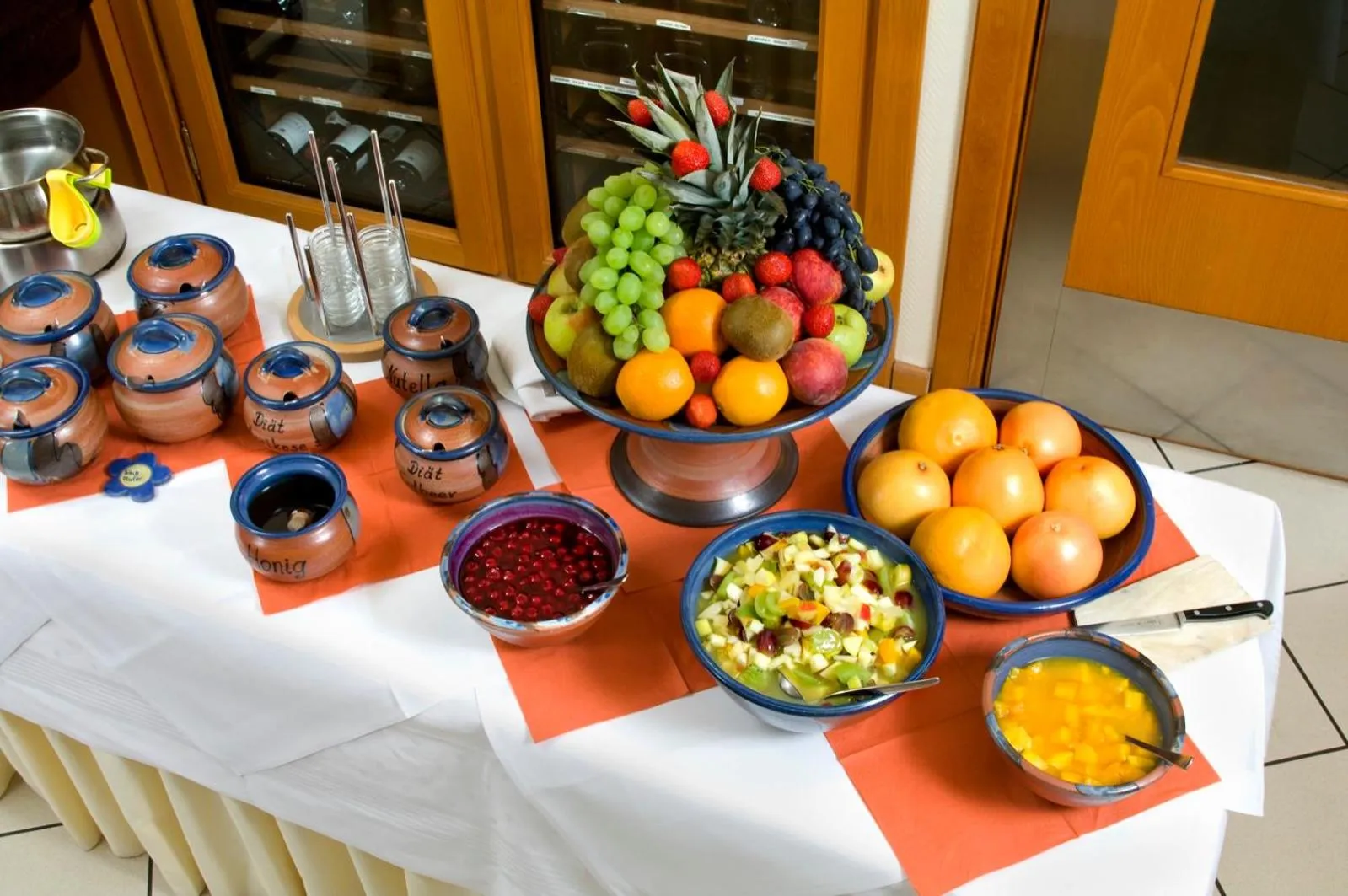 Buffet breakfast in Hotel Restaurant Lohmühle