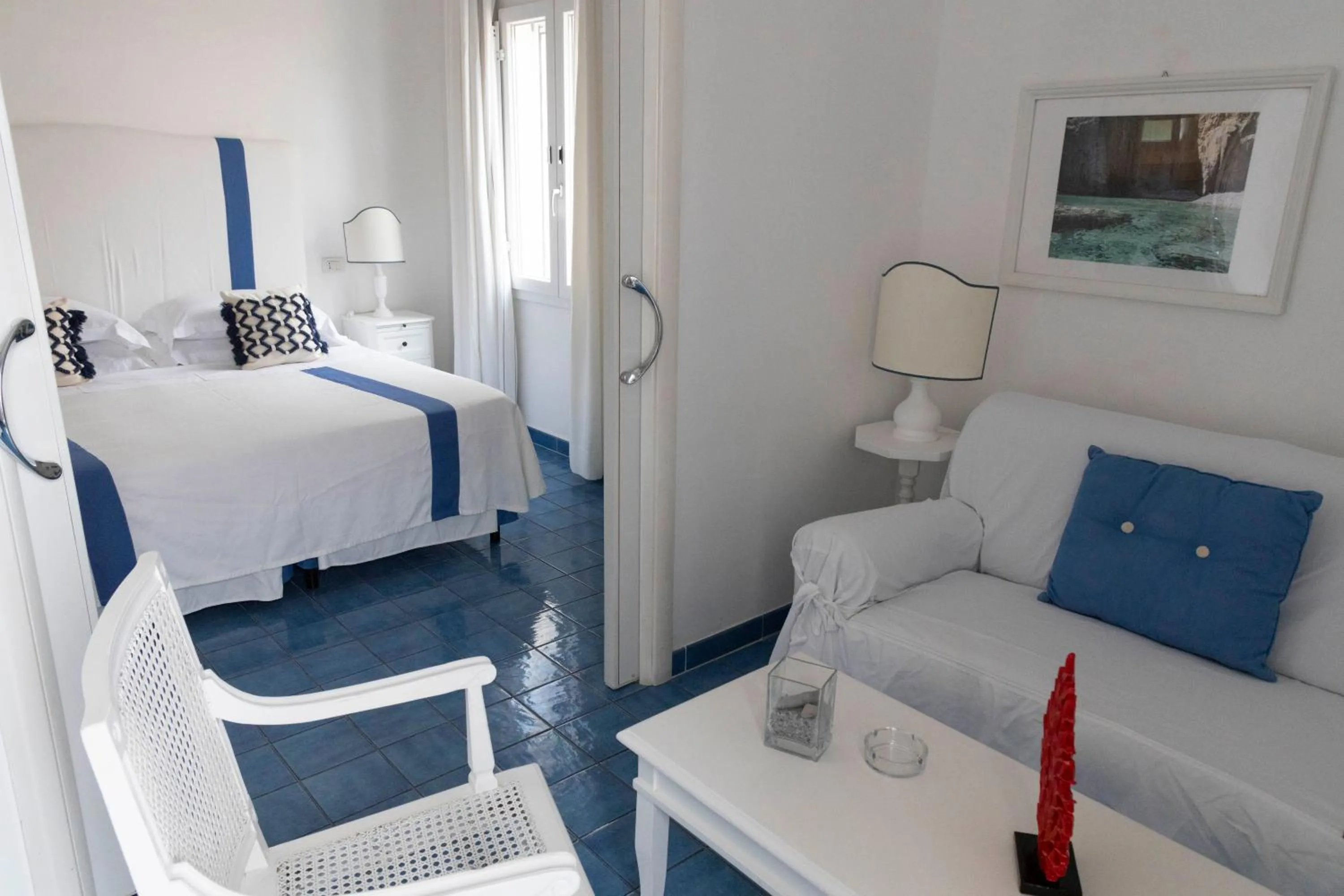 Bed in Hotel Chiaia Di Luna