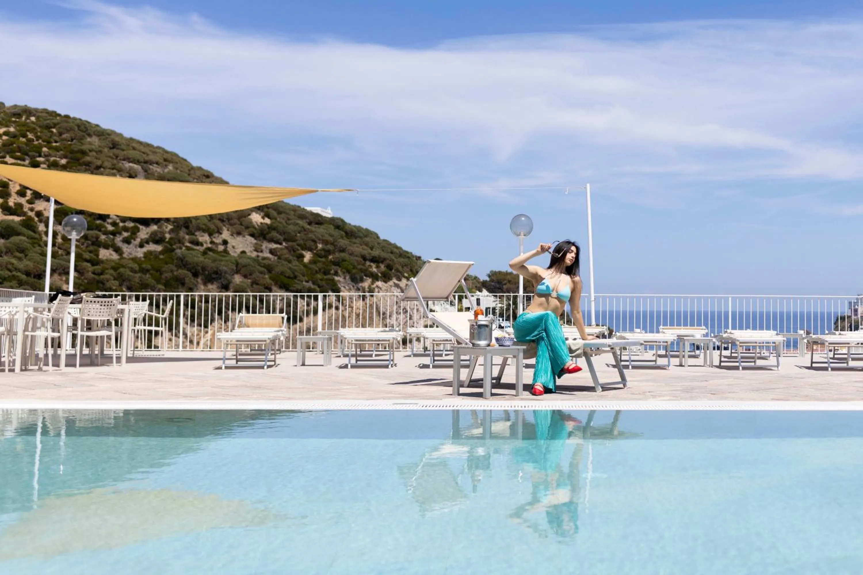 Swimming pool in Hotel Chiaia Di Luna