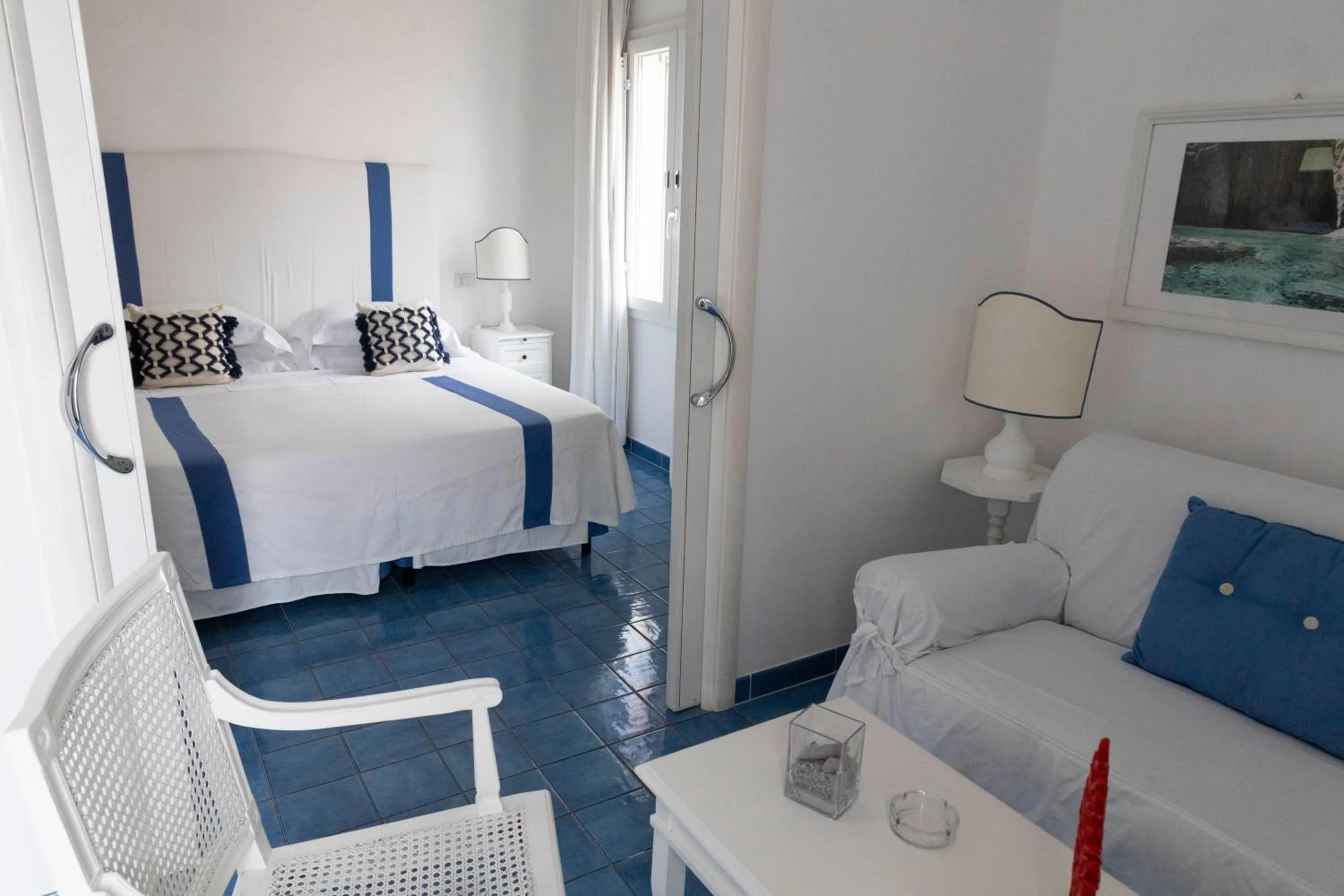 Bed in Hotel Chiaia Di Luna