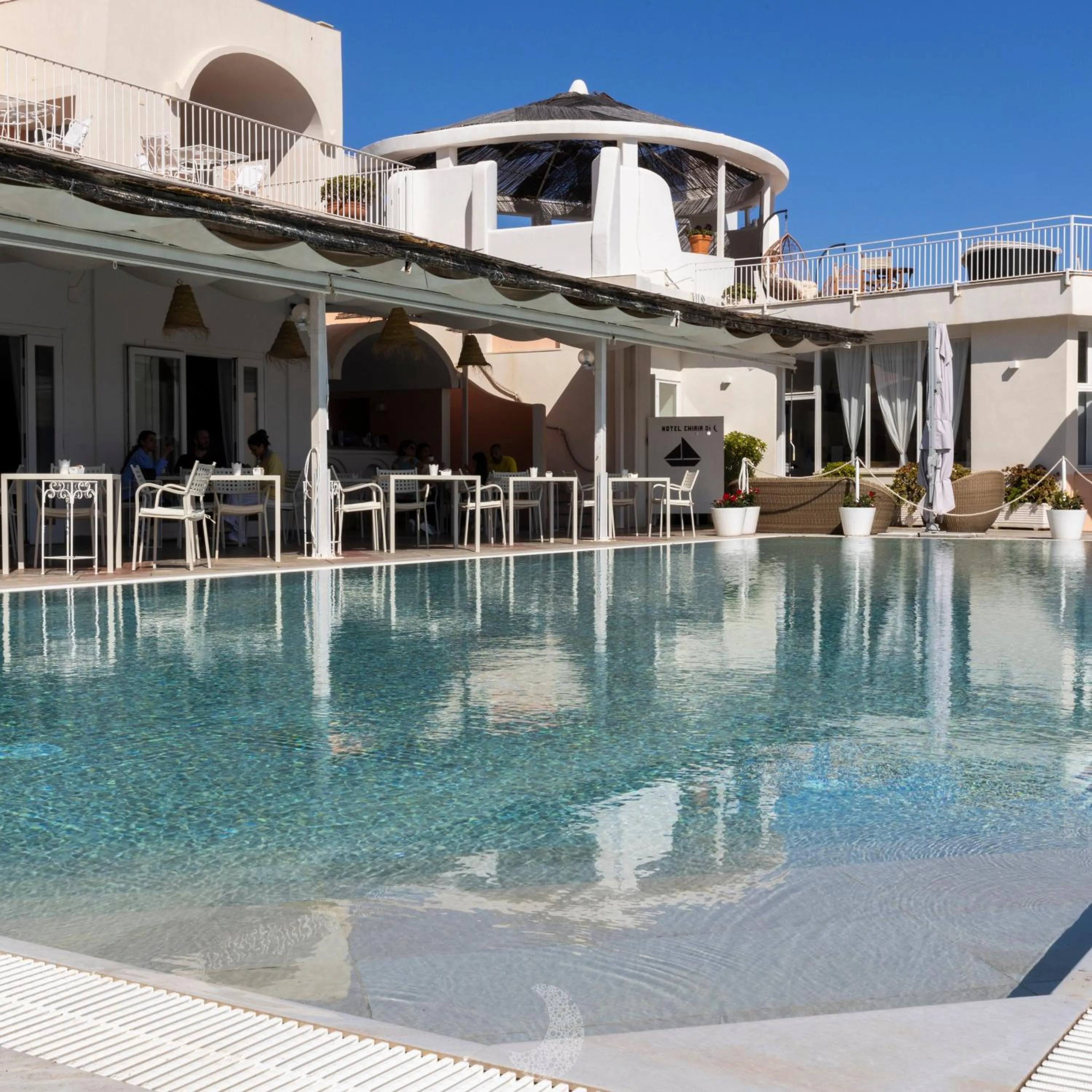 Swimming pool in Hotel Chiaia Di Luna