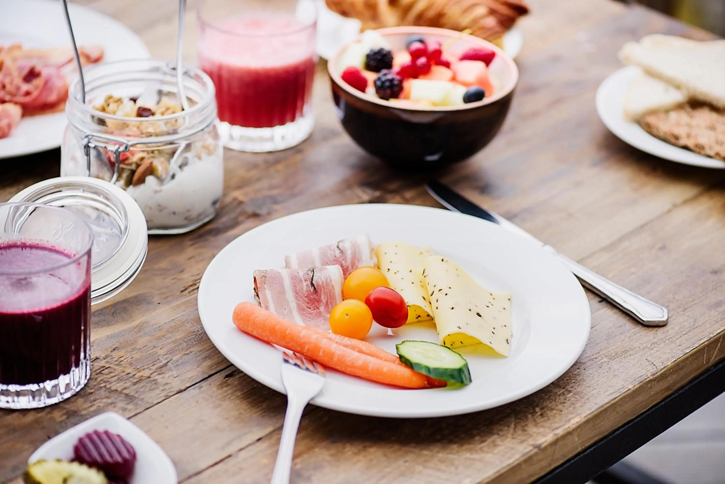 Breakfast in Radisson Blu Polar Hotel, Spitsbergen