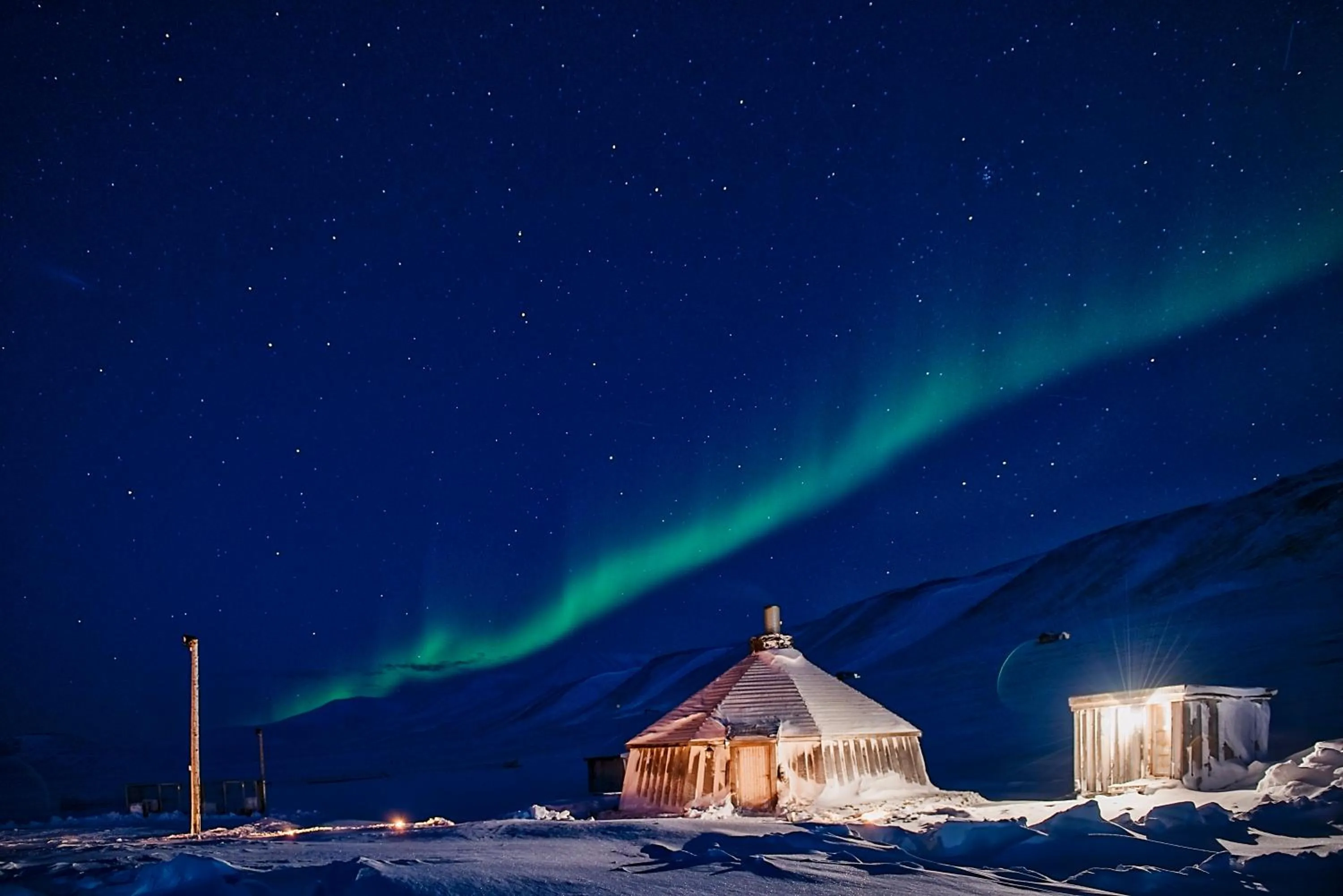 Natural landscape in Radisson Blu Polar Hotel, Spitsbergen