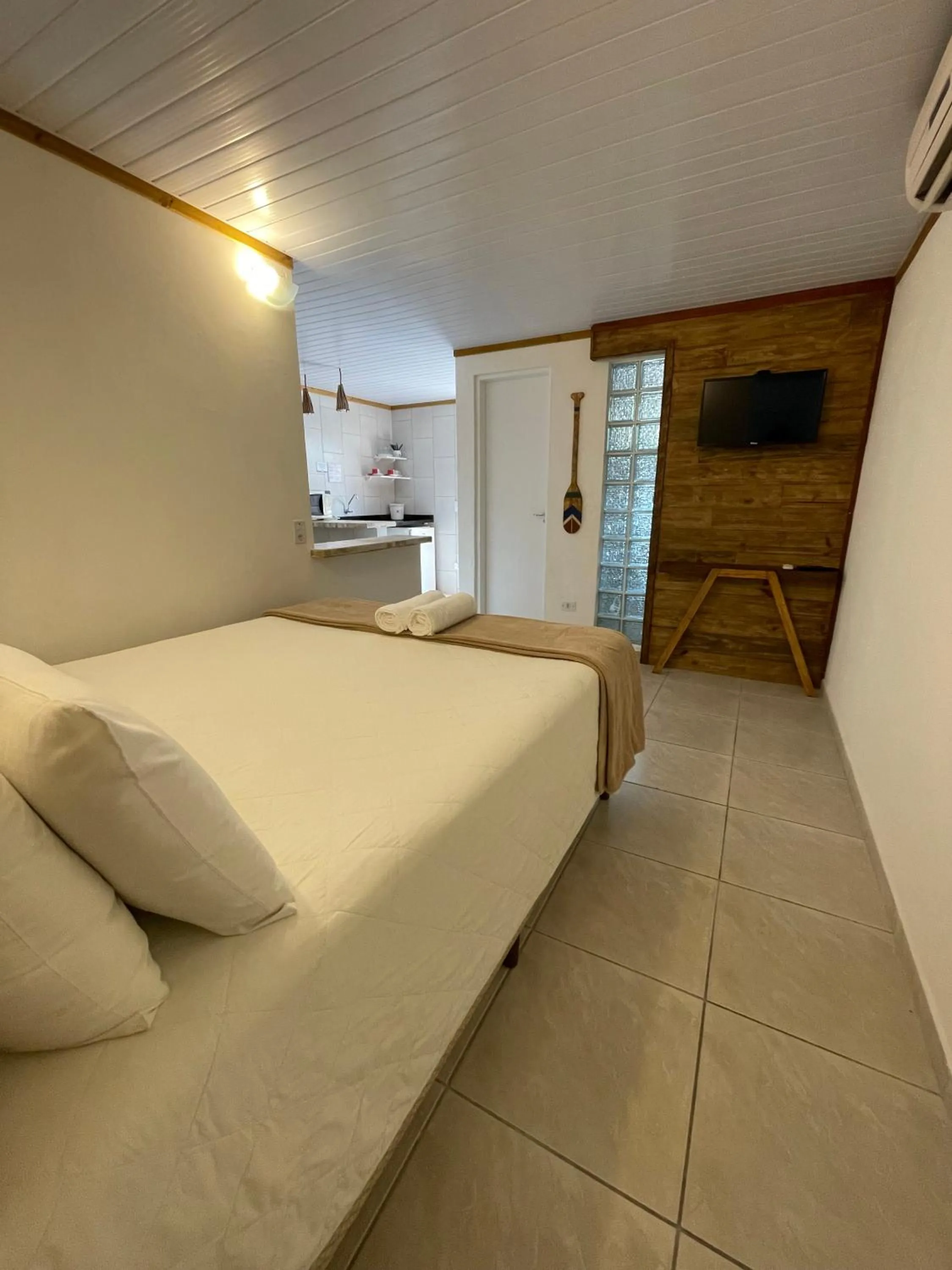 Bed in Pousada Ilha da Magia