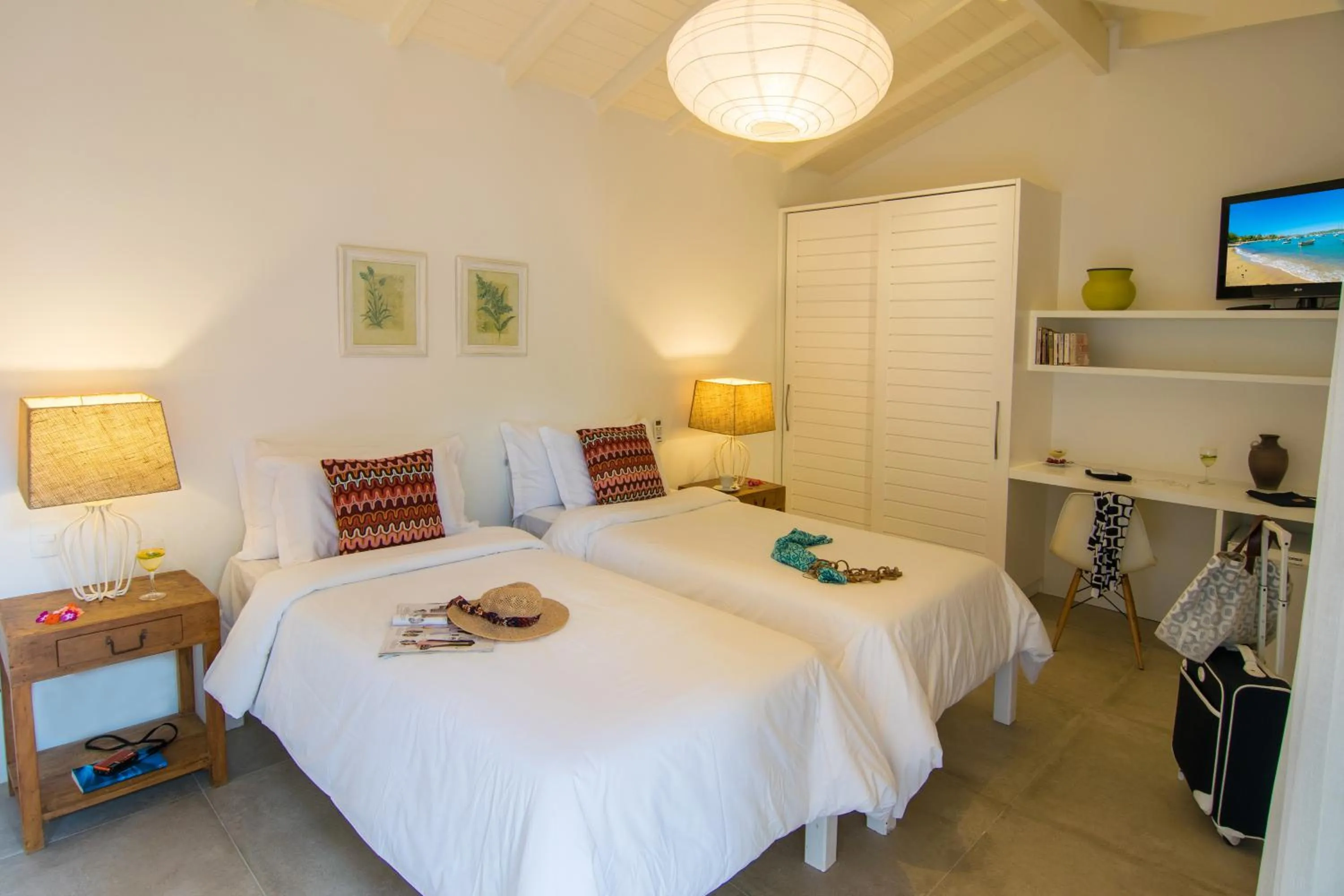 Bedroom, Bed in La Chimère Buzios Essence