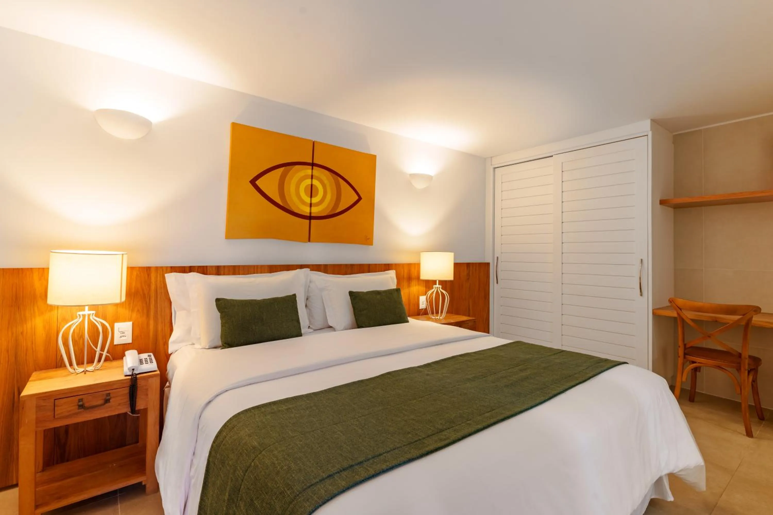 Bedroom, Bed in La Chimère Buzios Essence